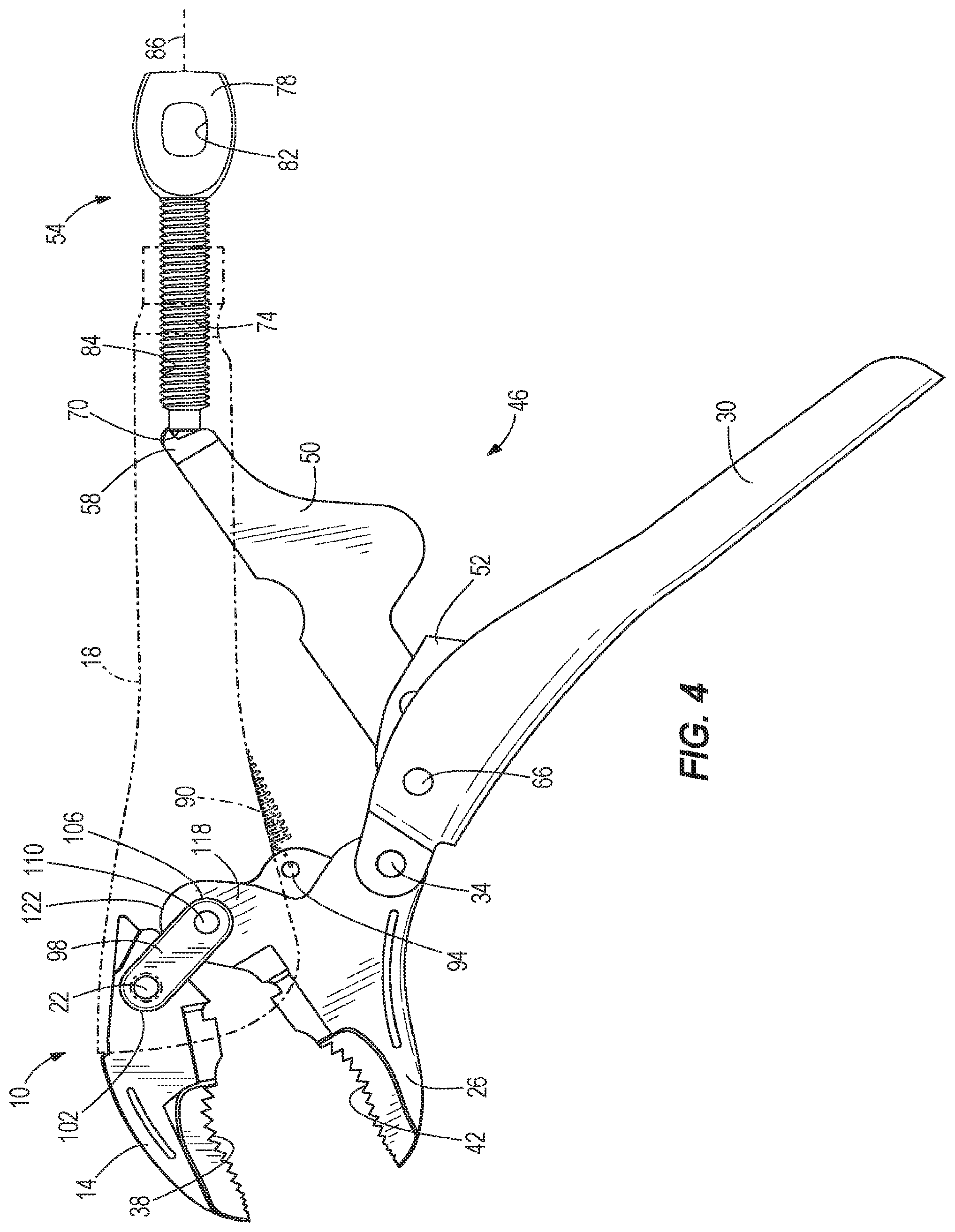 Patent US12304043 Figure 4 – Locking pliers
