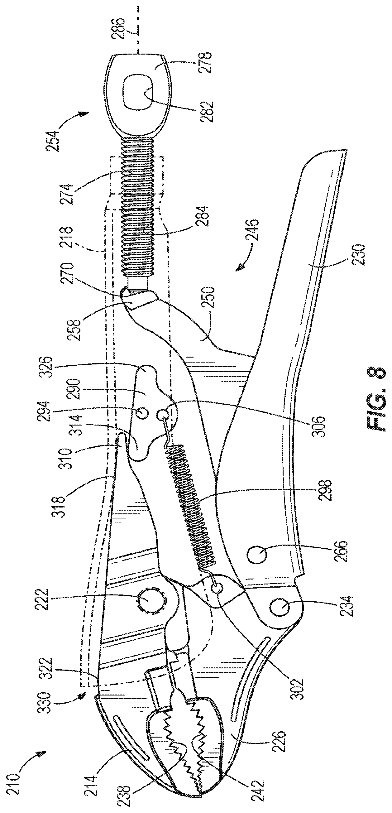 Patent US12304043 Figure 8 – Locking pliers