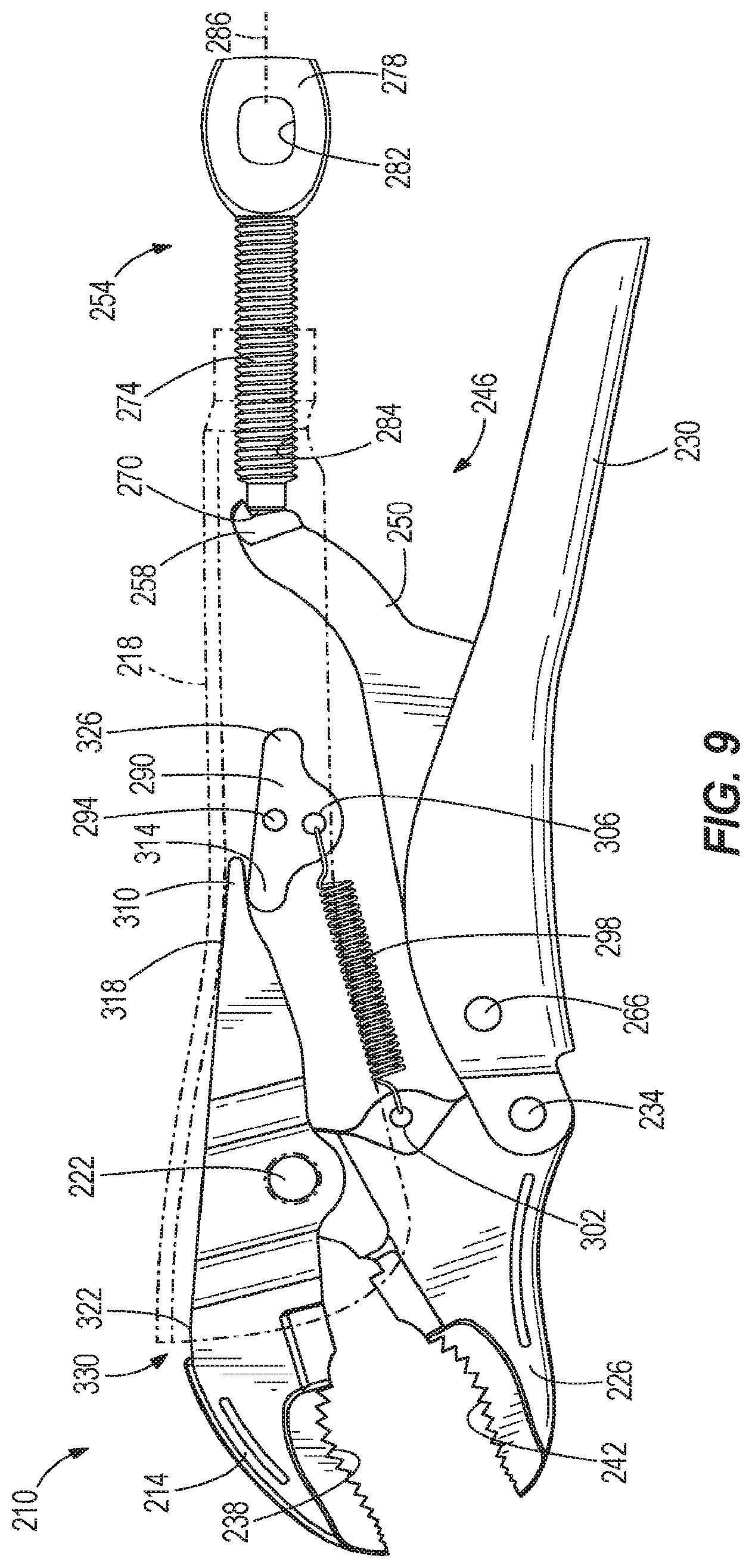 Patent US12304043 Figure 9 – Locking pliers