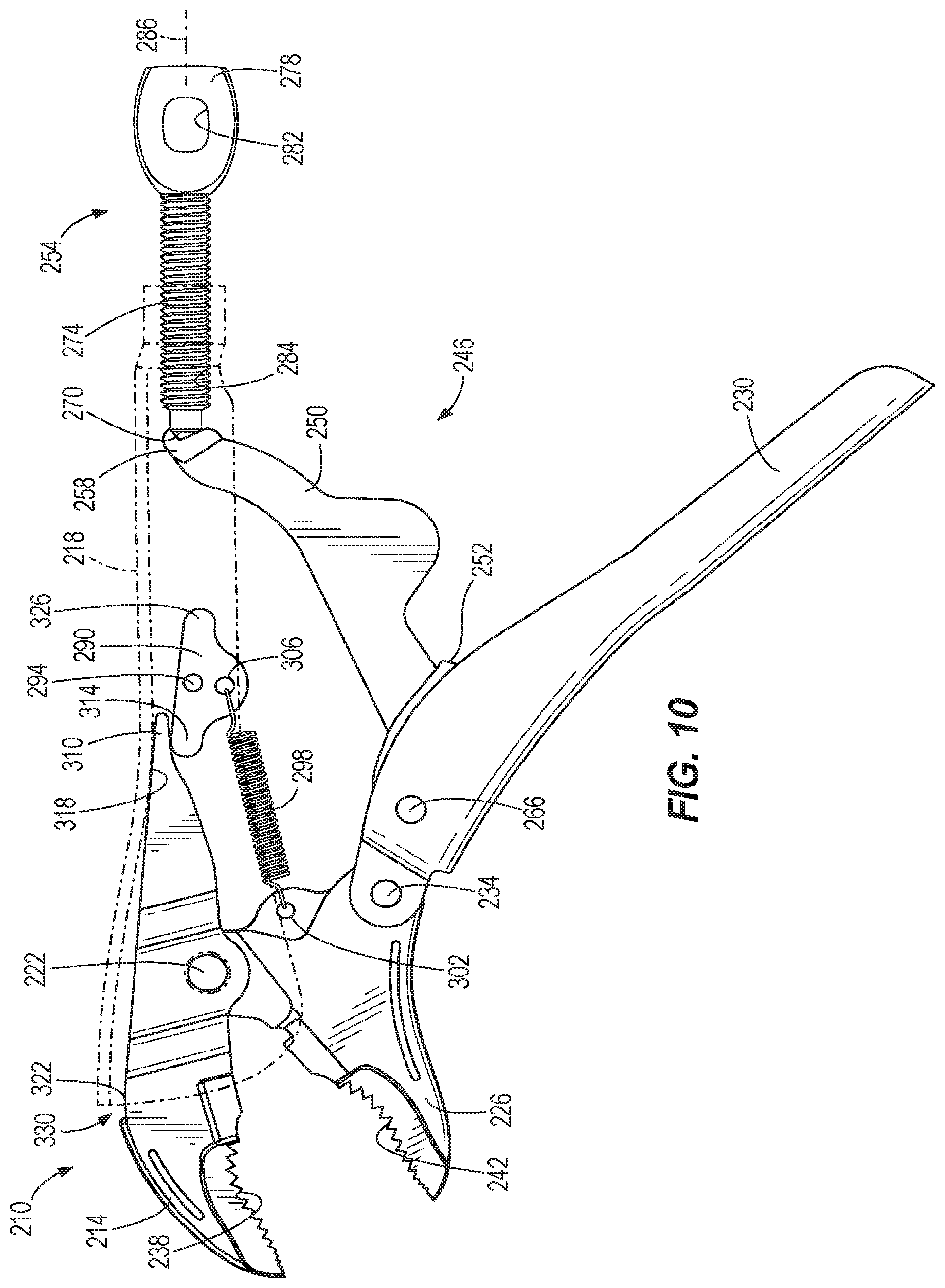 Patent US12304043 Figure 10 – Locking pliers