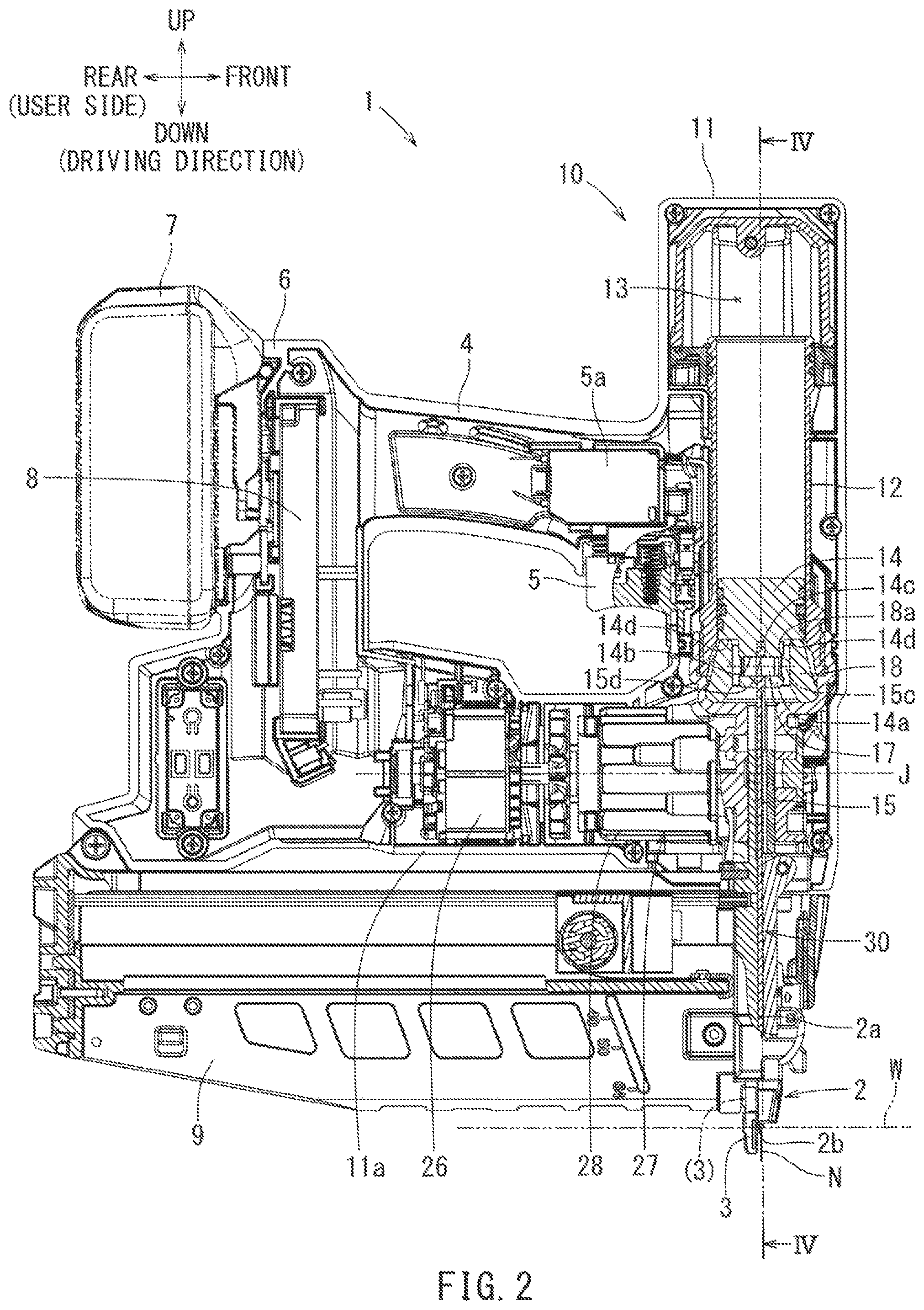Patent US12304044 Figure 2 – Driving tool