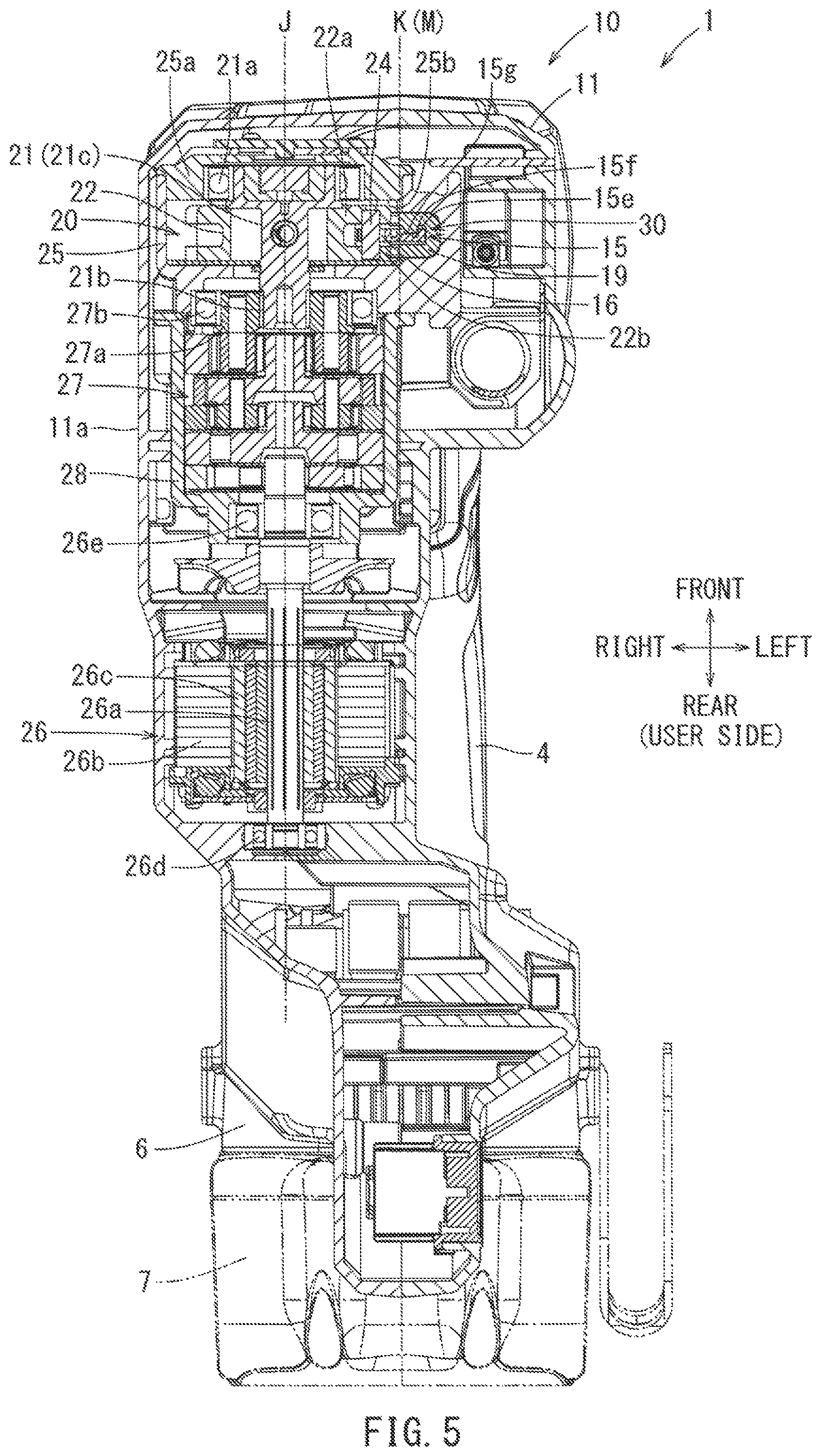 Patent US12304044 Figure 5 – Driving tool
