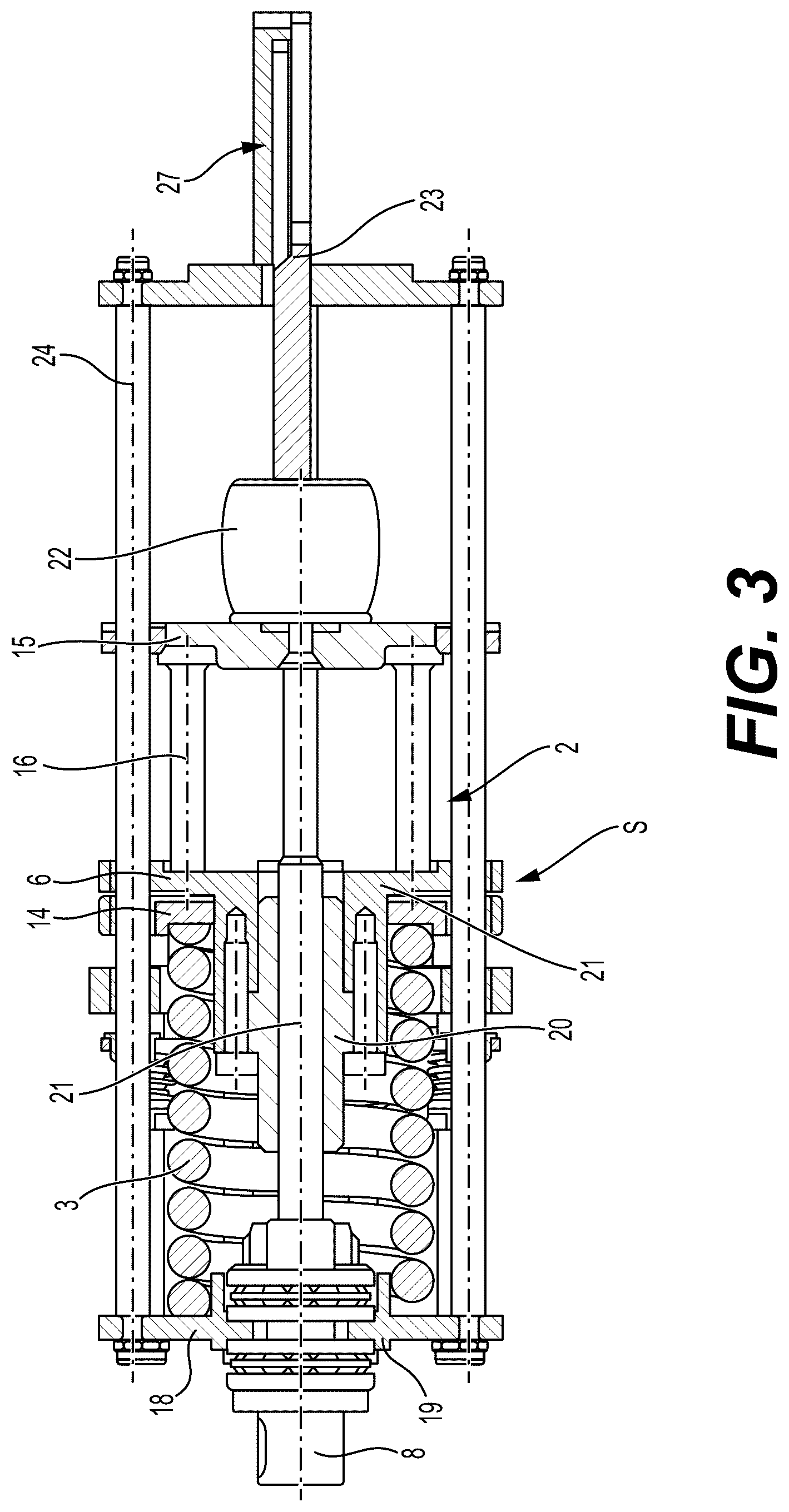 Patent US12304045 Figure 3 – Electrically-mechanically operated tool for driving fasteners