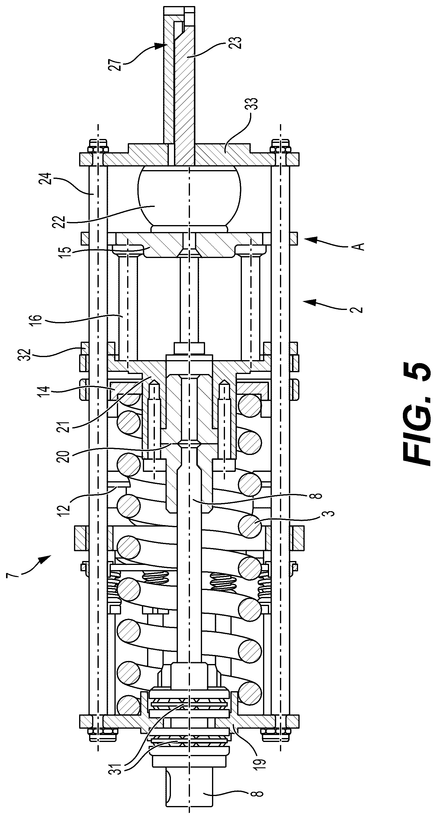 Patent US12304045 Figure 5 – Electrically-mechanically operated tool for driving fasteners