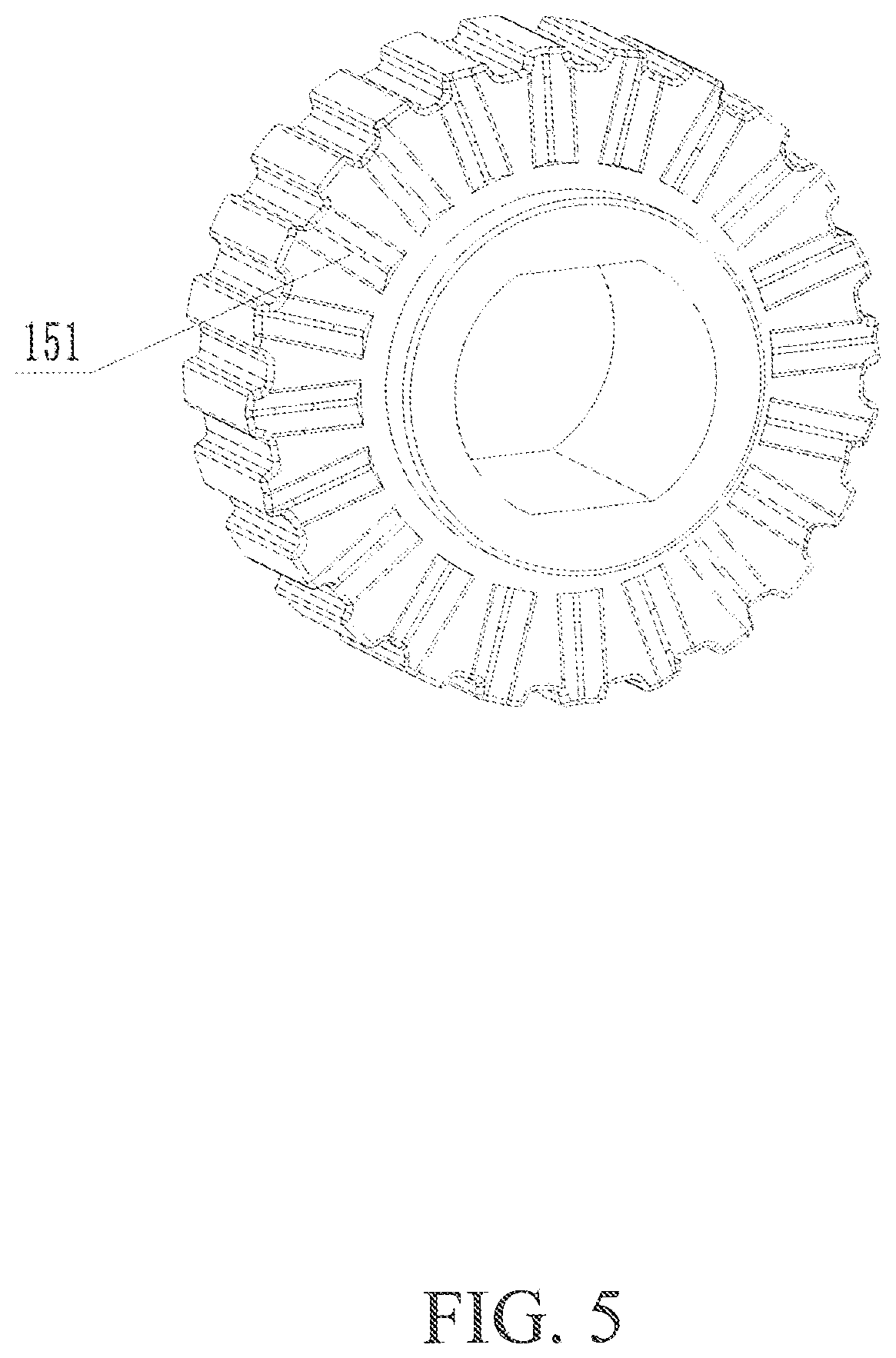 Patent US12304047 Figure 5 – Safety frame travel adjustment device for nail gun