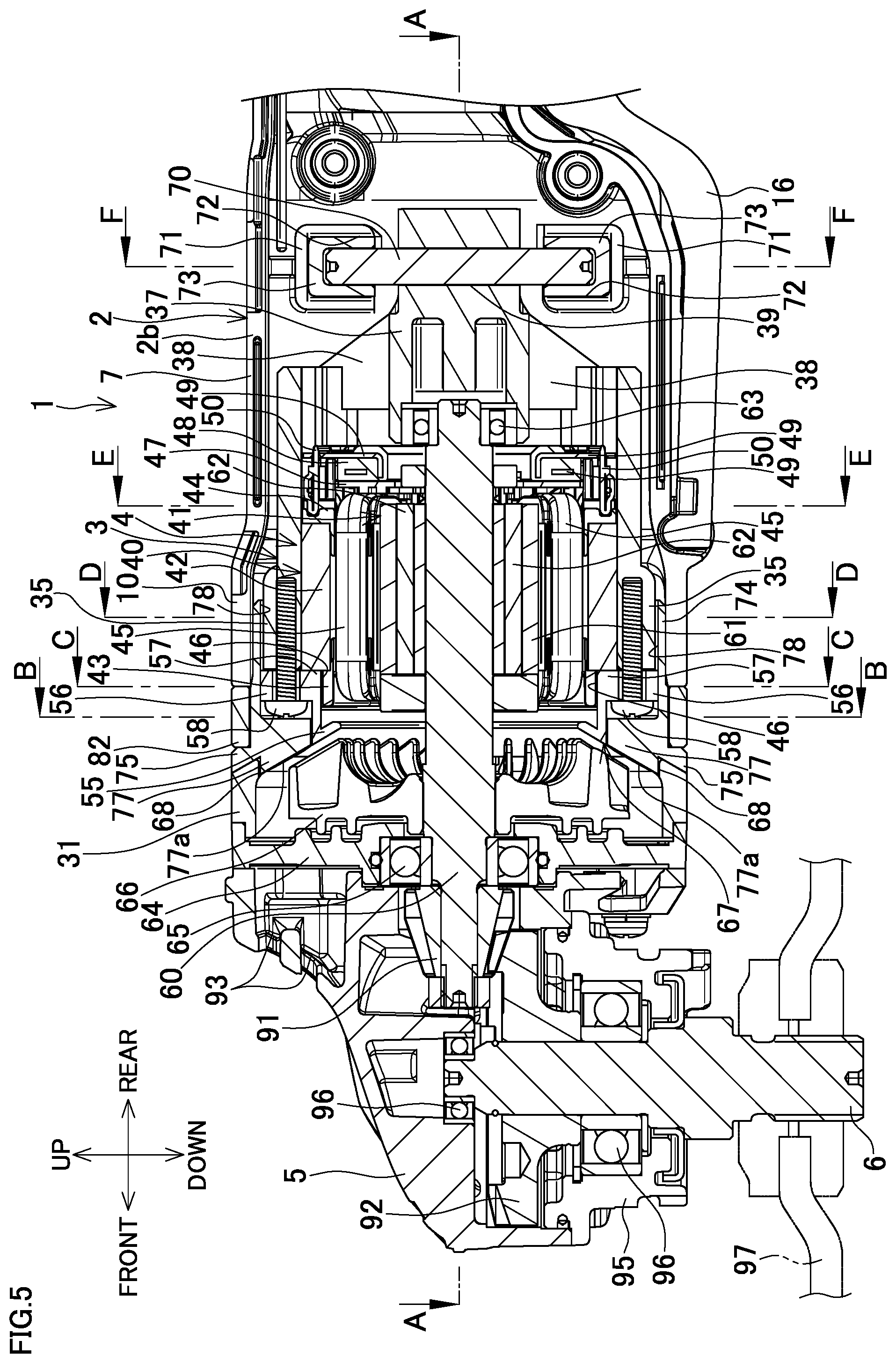 Patent US12304052 Figure 5 – Electric power tool