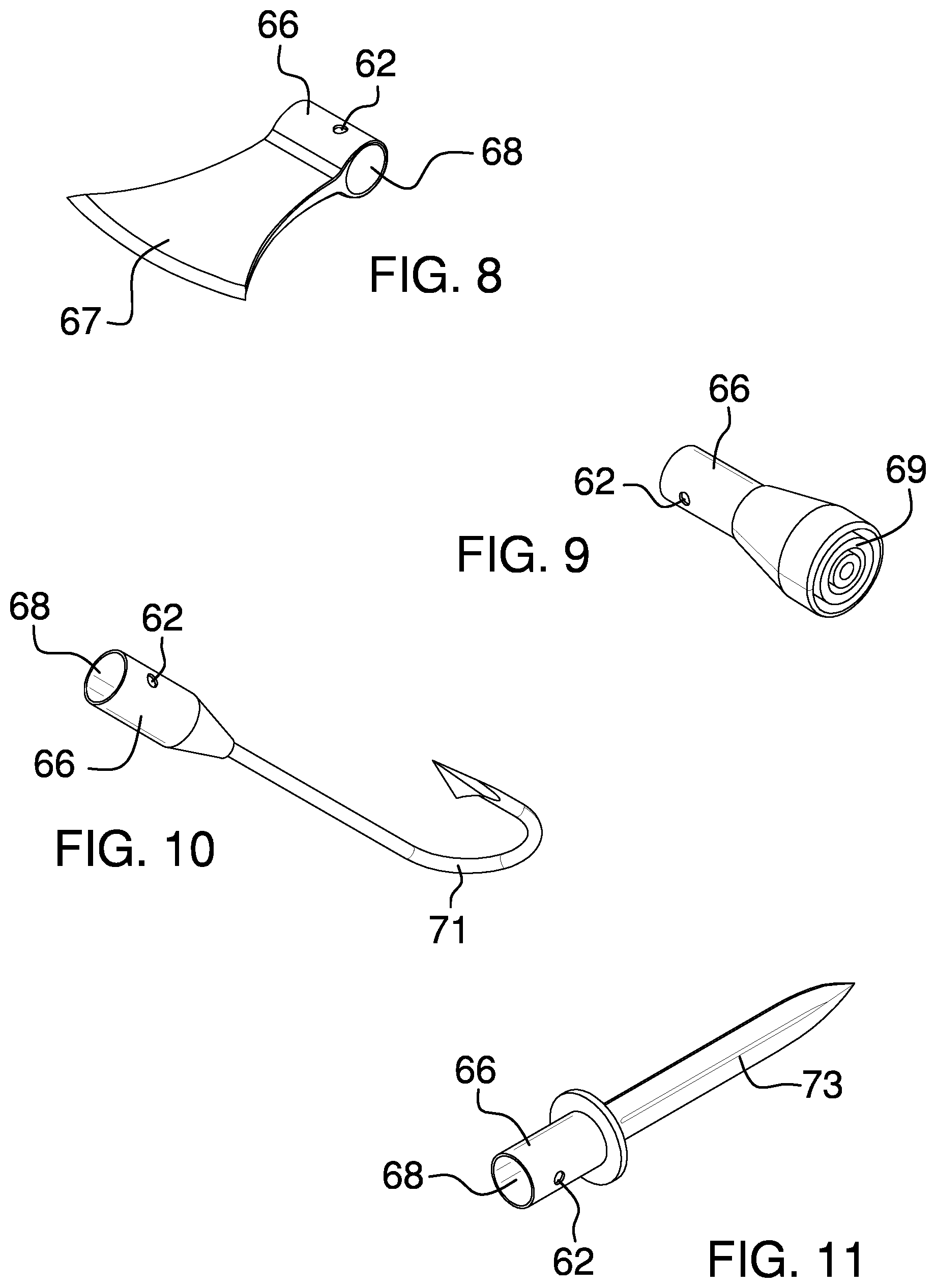 Patent US12304053 Figure 5 – Multipurpose utility attachment device