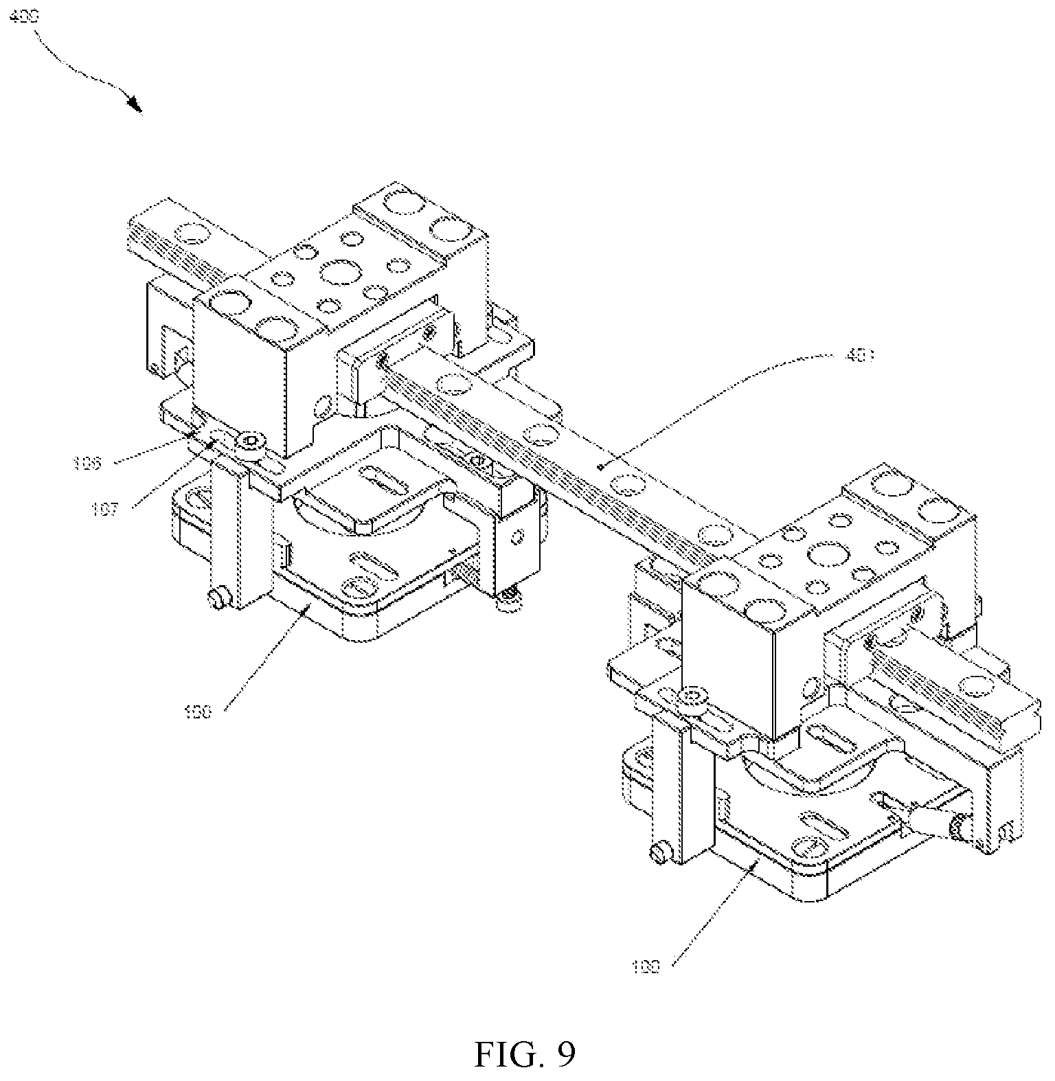 Patent US12304059 Figure 9 – Grasping device, robot grasping jaw and robot
