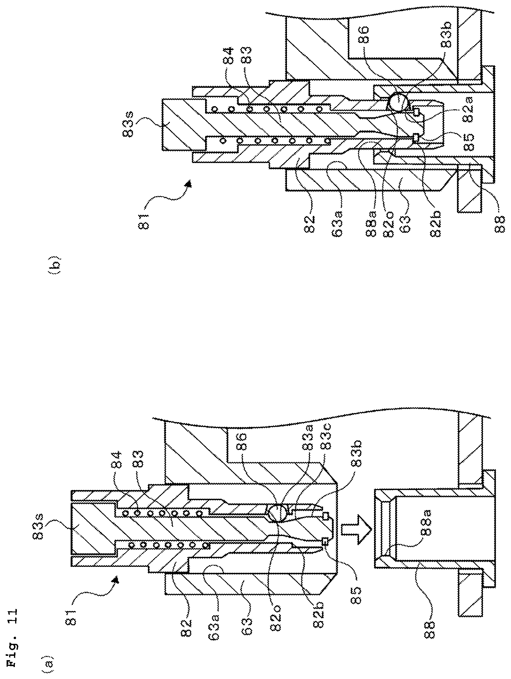 Patent US12304060 Figure 8 – Nozzle replacement table unit