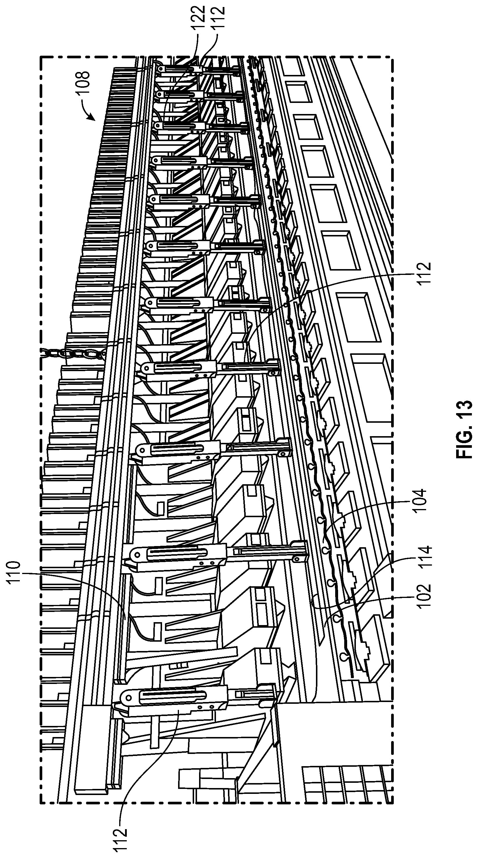 Patent US12304062 Figure 7 – Part transfer system