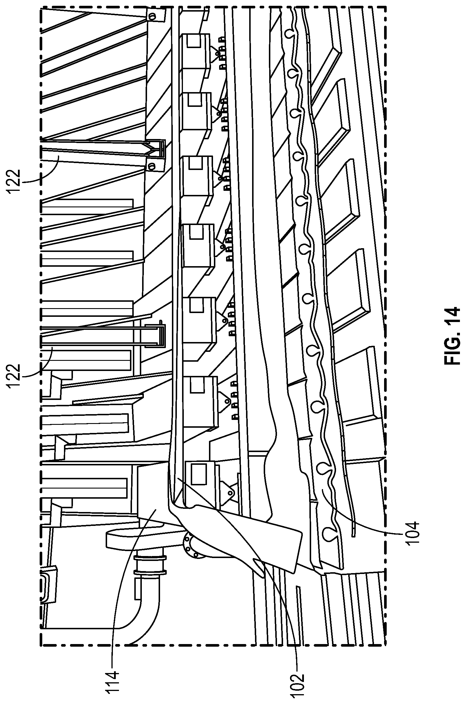 Patent US12304062 Figure 8 – Part transfer system