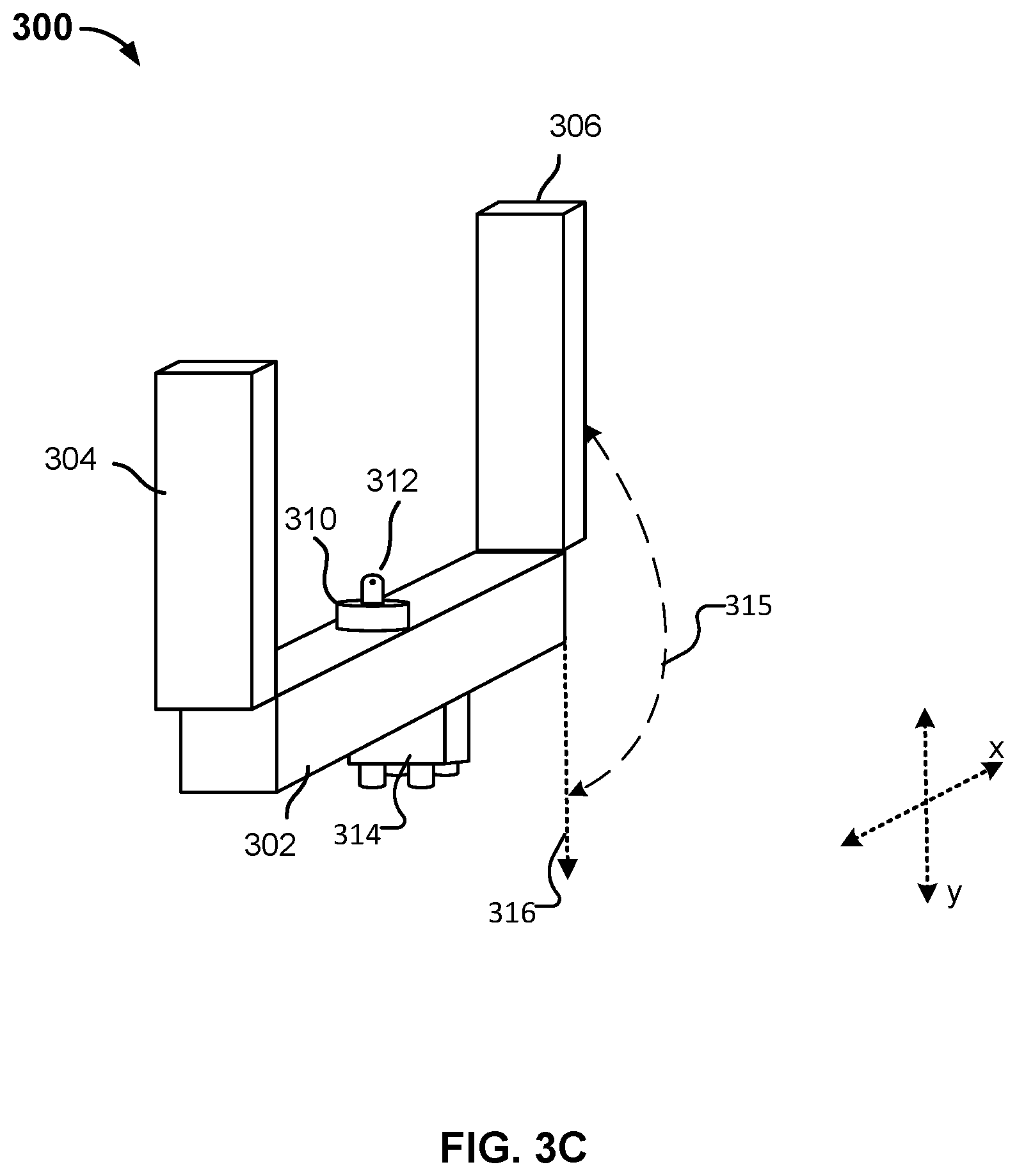 Patent US12304074 Figure 6 – Robot carriage tray table