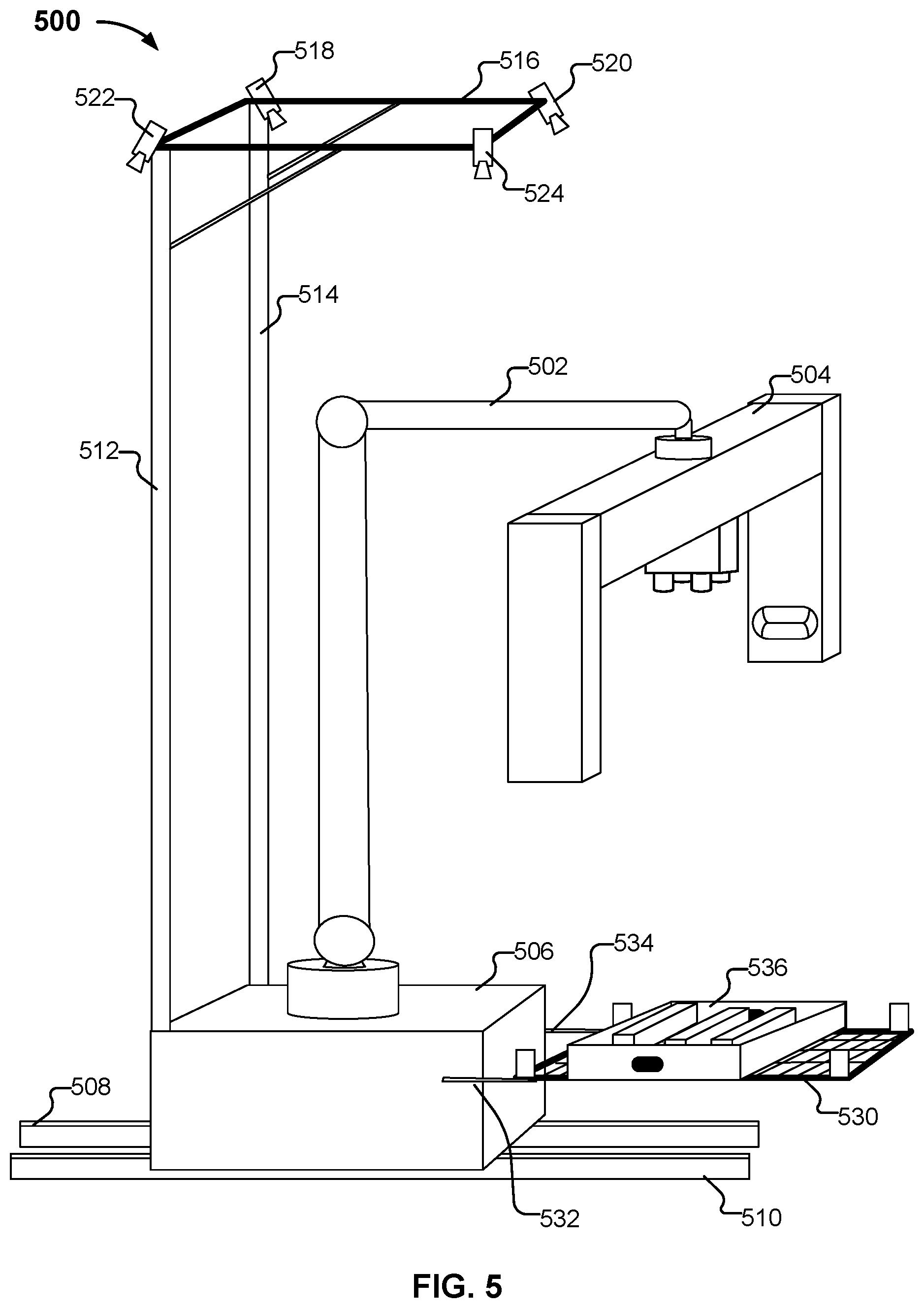 Patent US12304074 Figure 10 – Robot carriage tray table