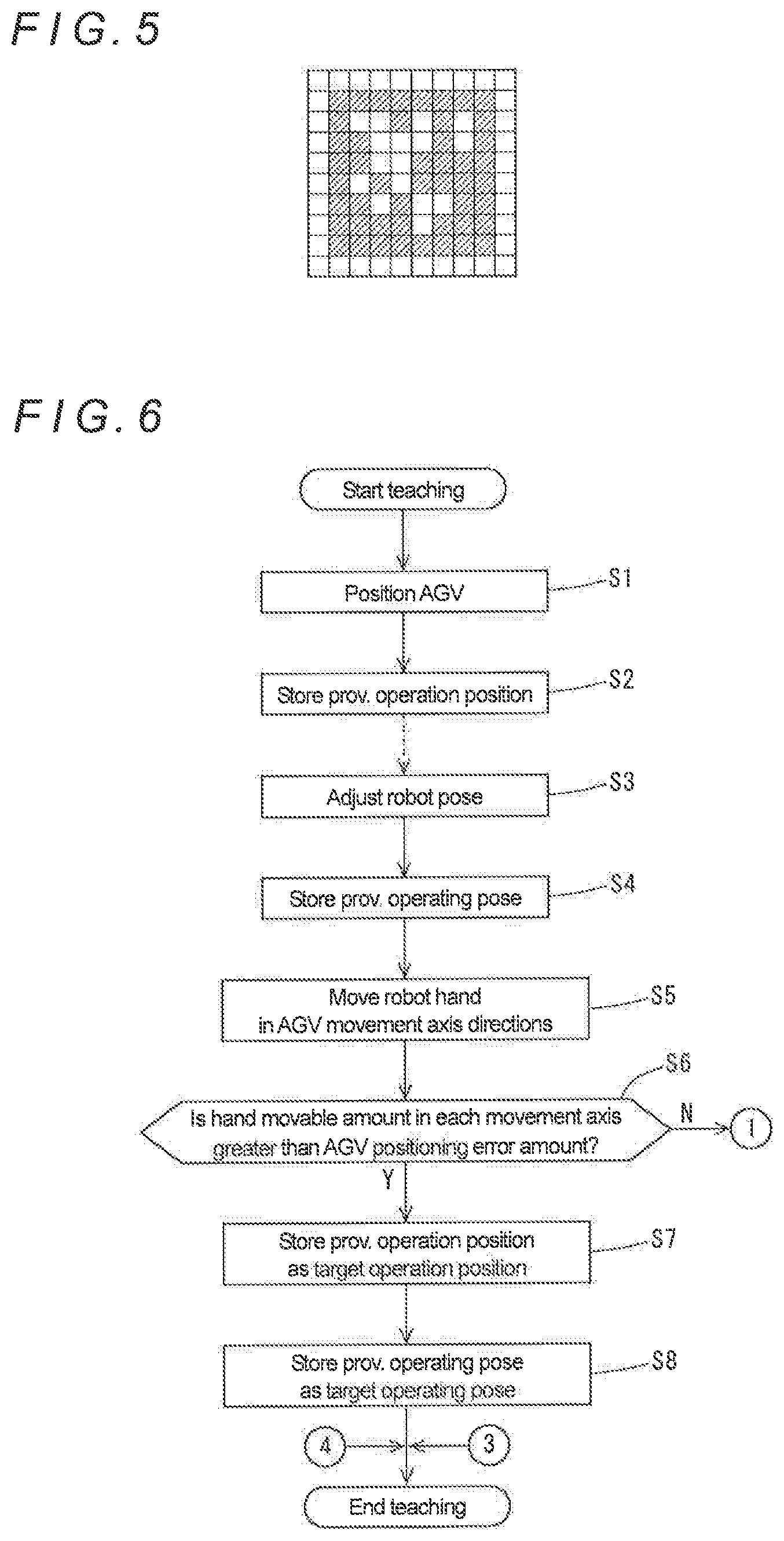 Patent US12304076 Figure 5 – Setting method using teaching operation