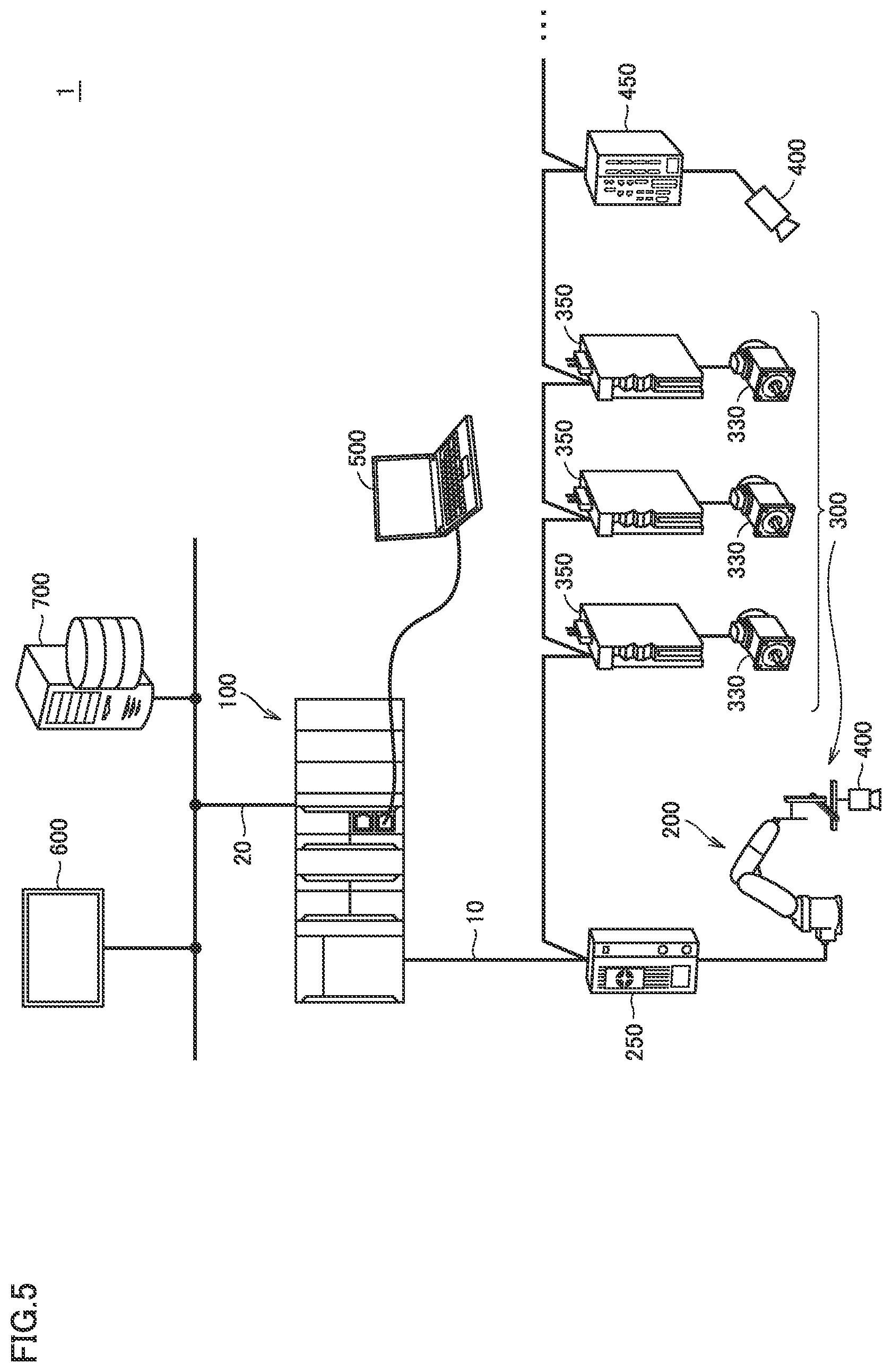 Patent US12304078 Figure 5 – Robot control system, control program, and control method