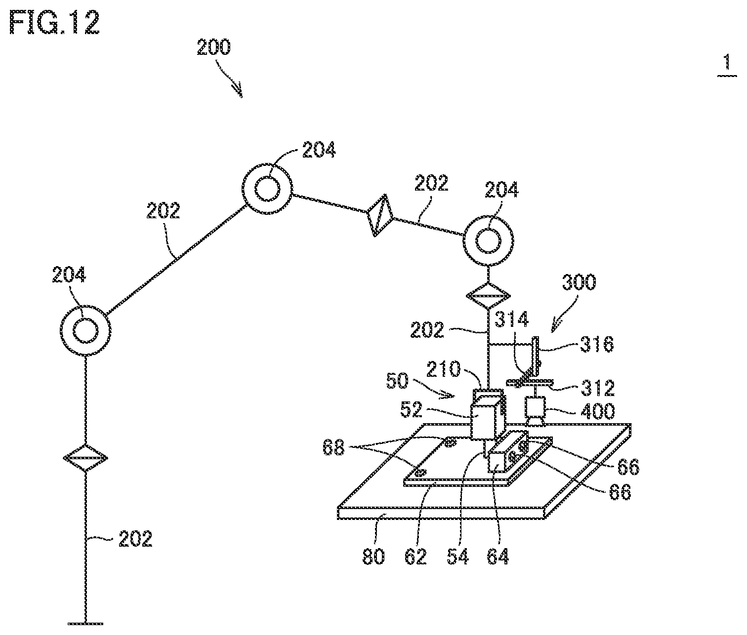 Patent US12304078 Figure 12 – Robot control system, control program, and control method