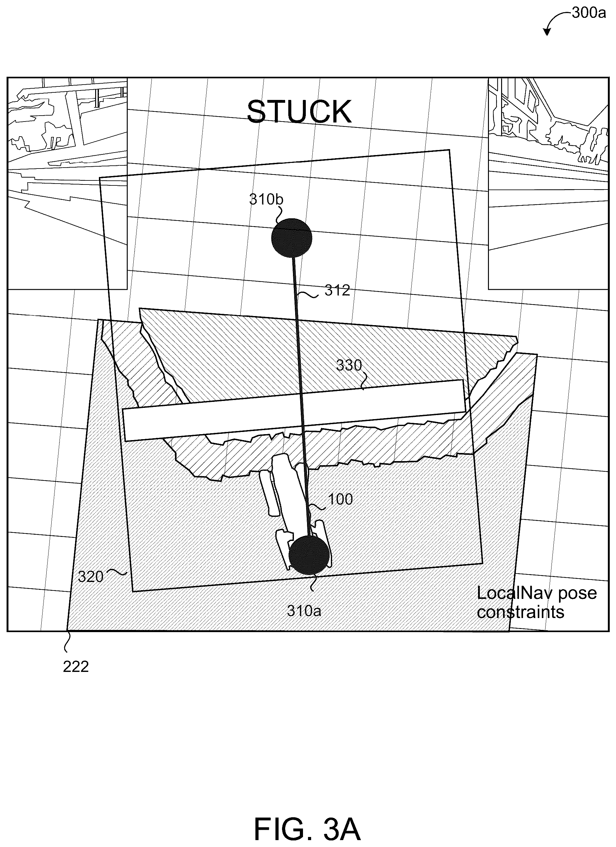 Patent US12304082 Figure 4 – Alternate route finding for waypoint-based navigation maps