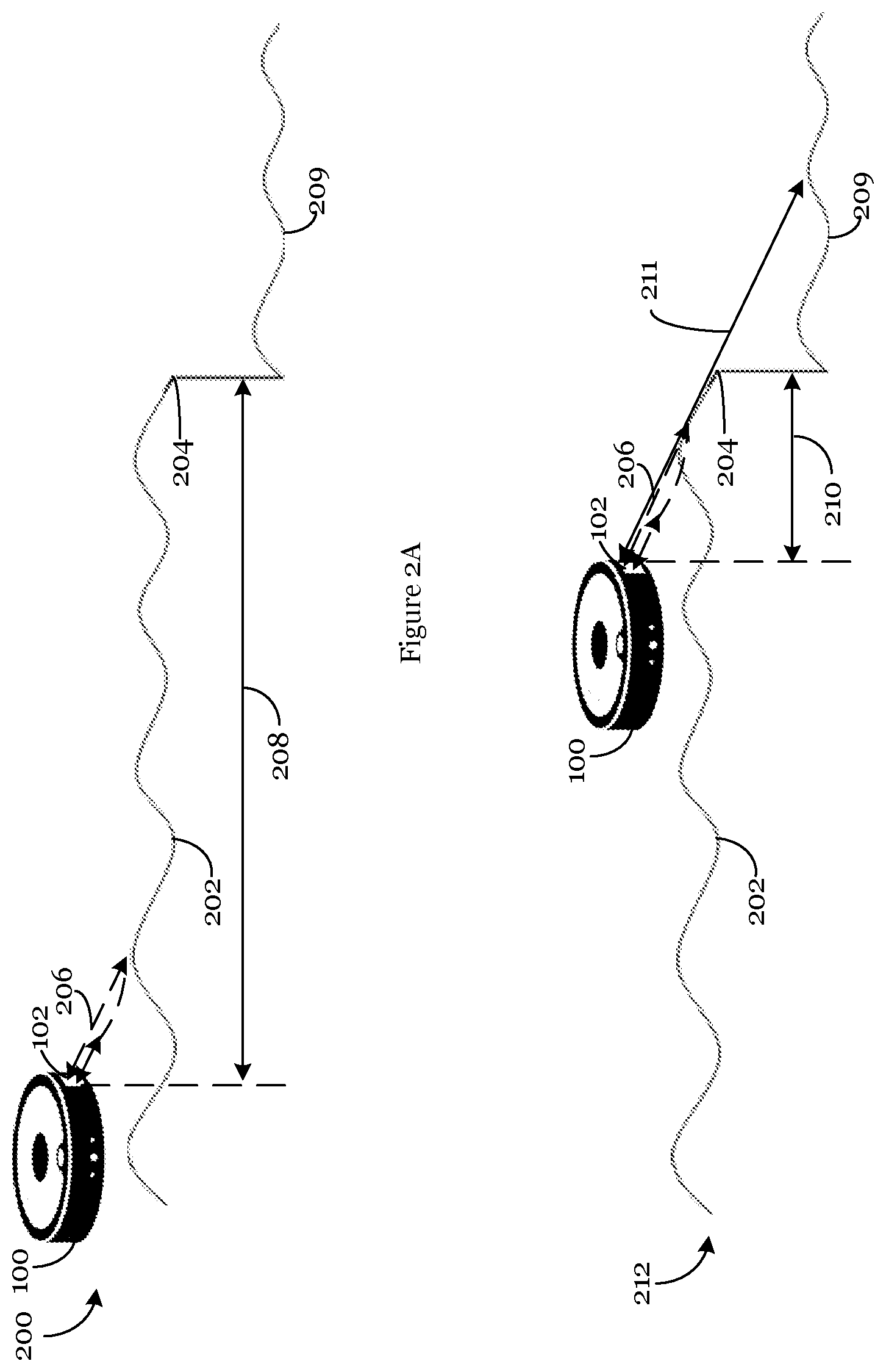 Patent US12304085 Figure 3 – Cliff detection in robotic devices