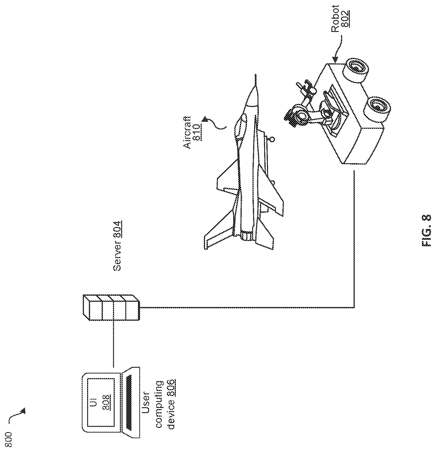 Patent US12304091 Figure 8 – Training of artificial intelligence model