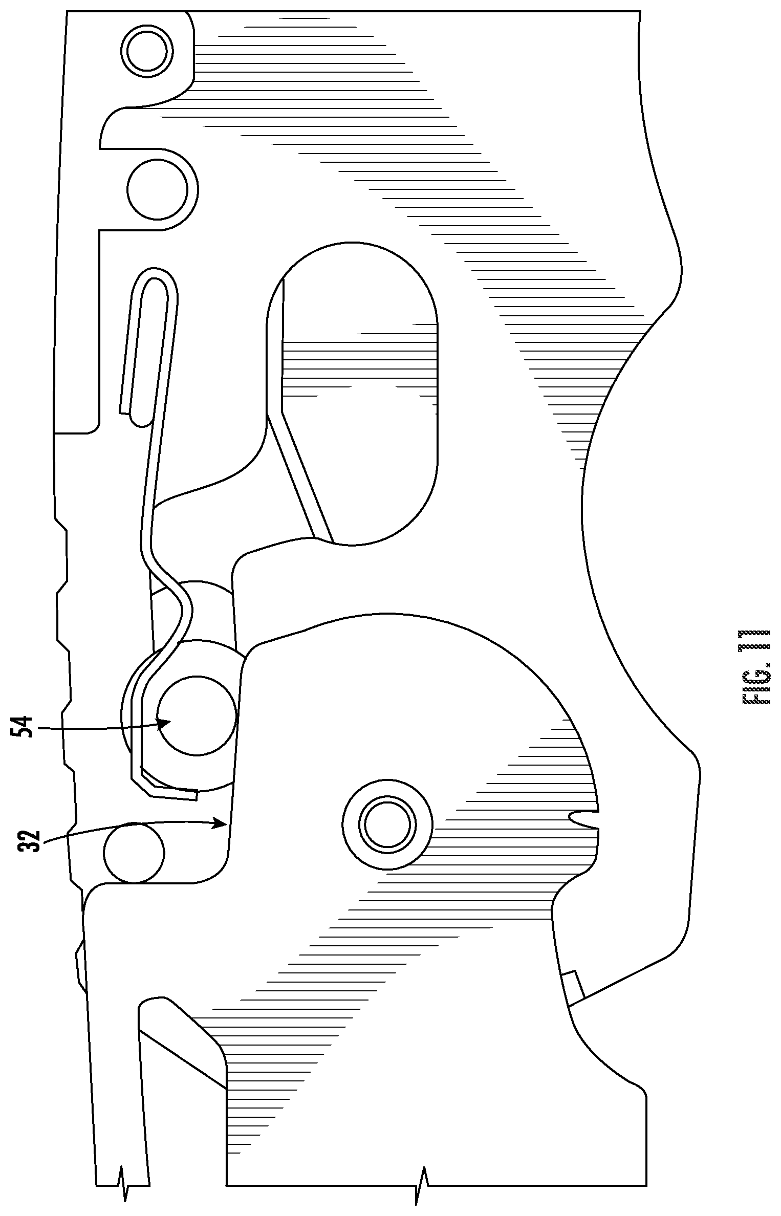Patent US12304092 Figure 8 – Folding knife safety mechanism