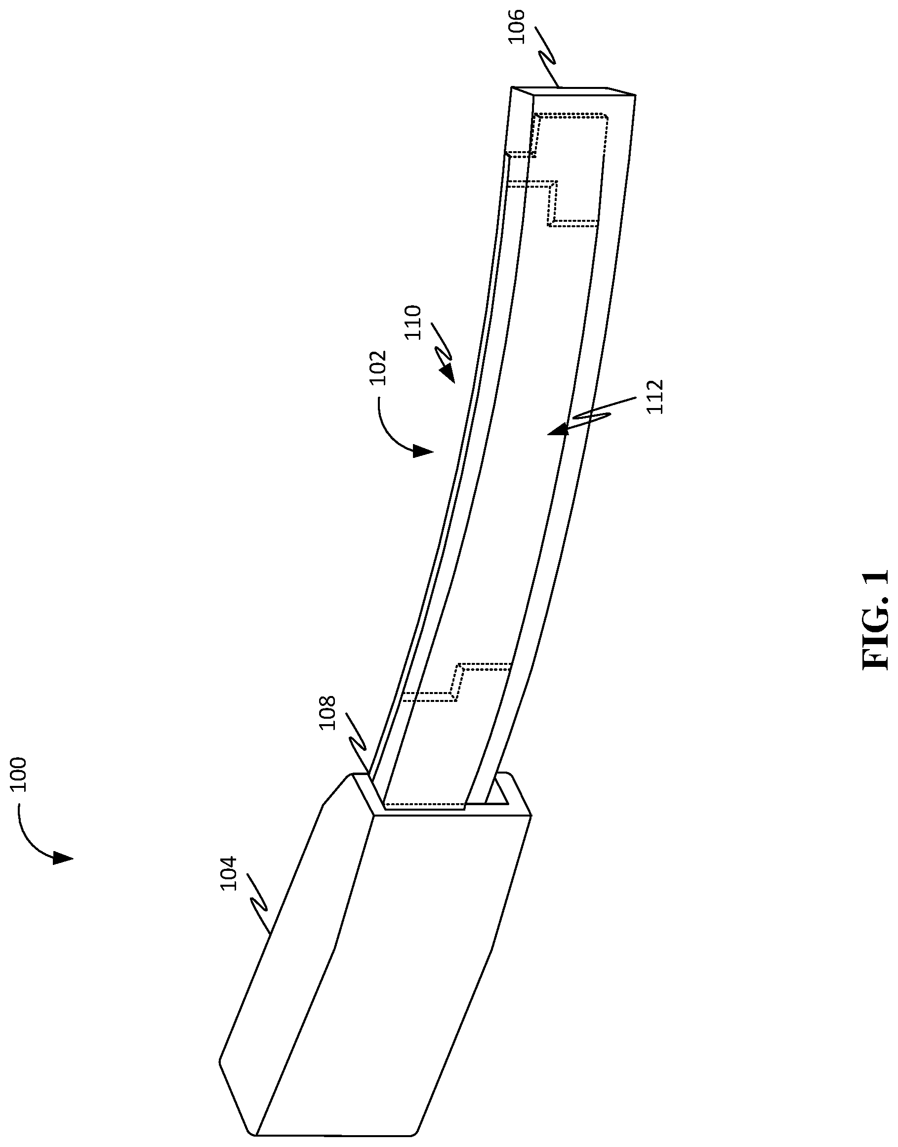 Patent US12304095 Figure 1 – Shaving implement