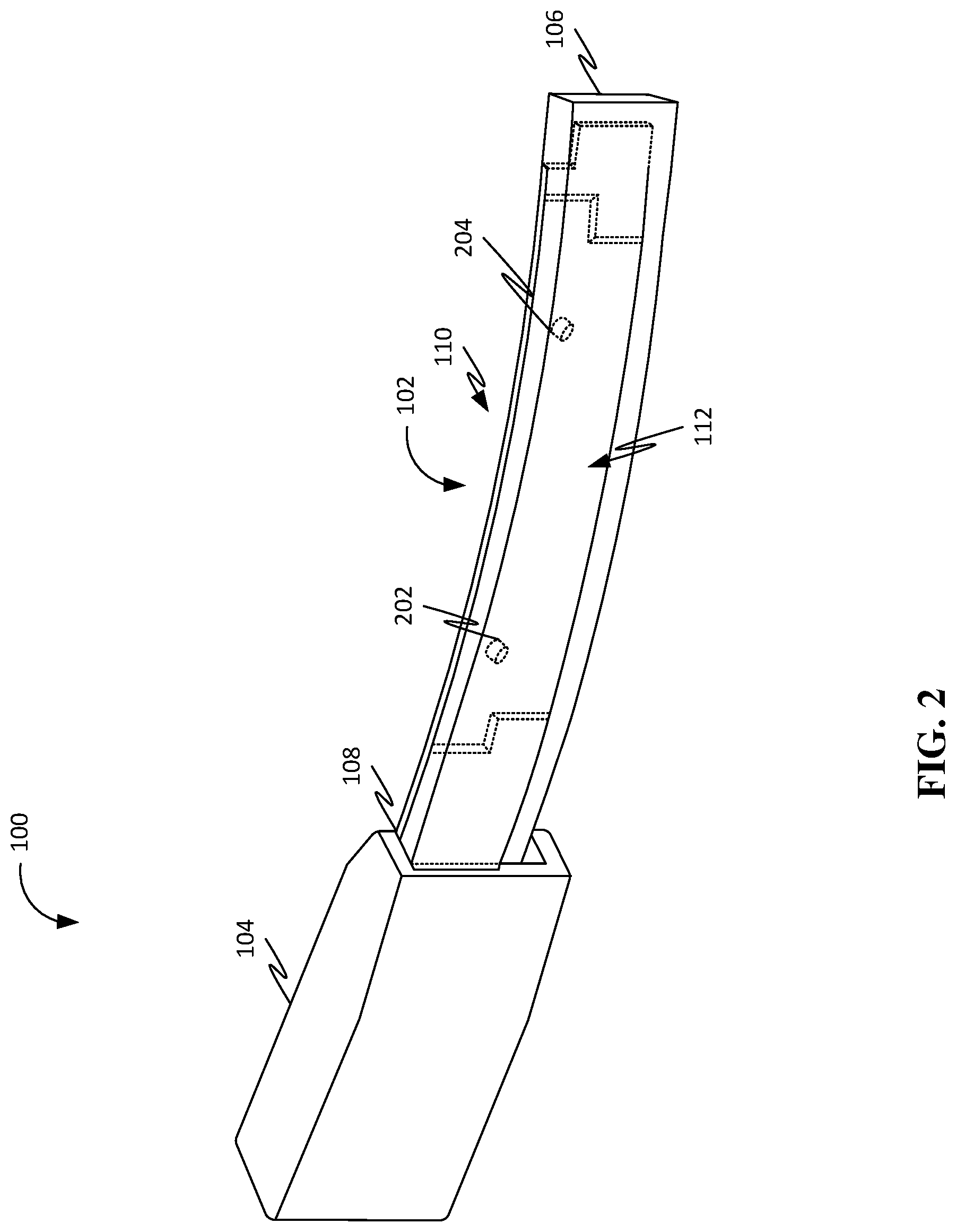 Patent US12304095 Figure 2 – Shaving implement