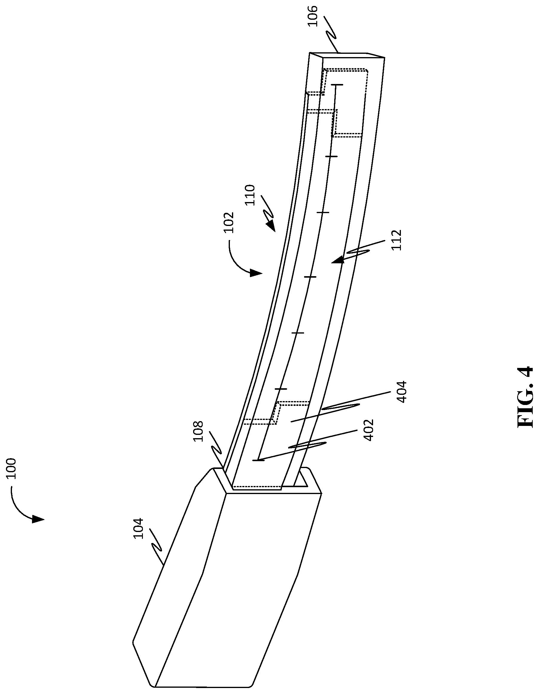 Patent US12304095 Figure 4 – Shaving implement