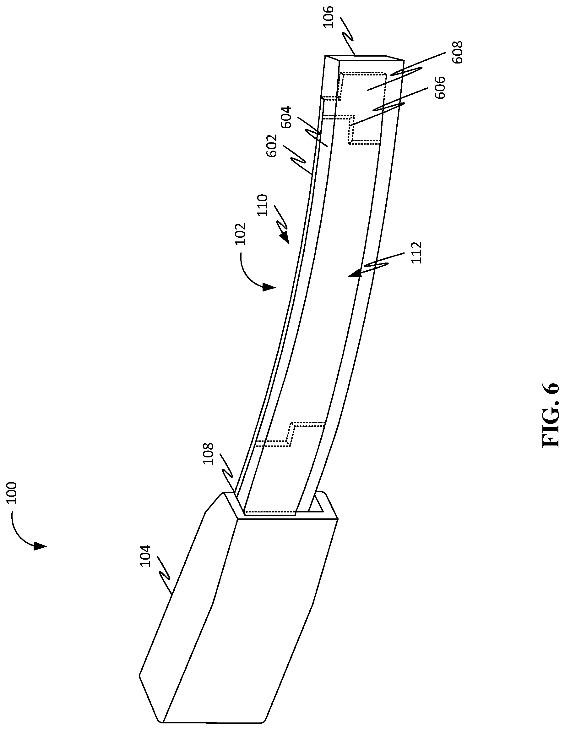 Patent US12304095 Figure 6 – Shaving implement