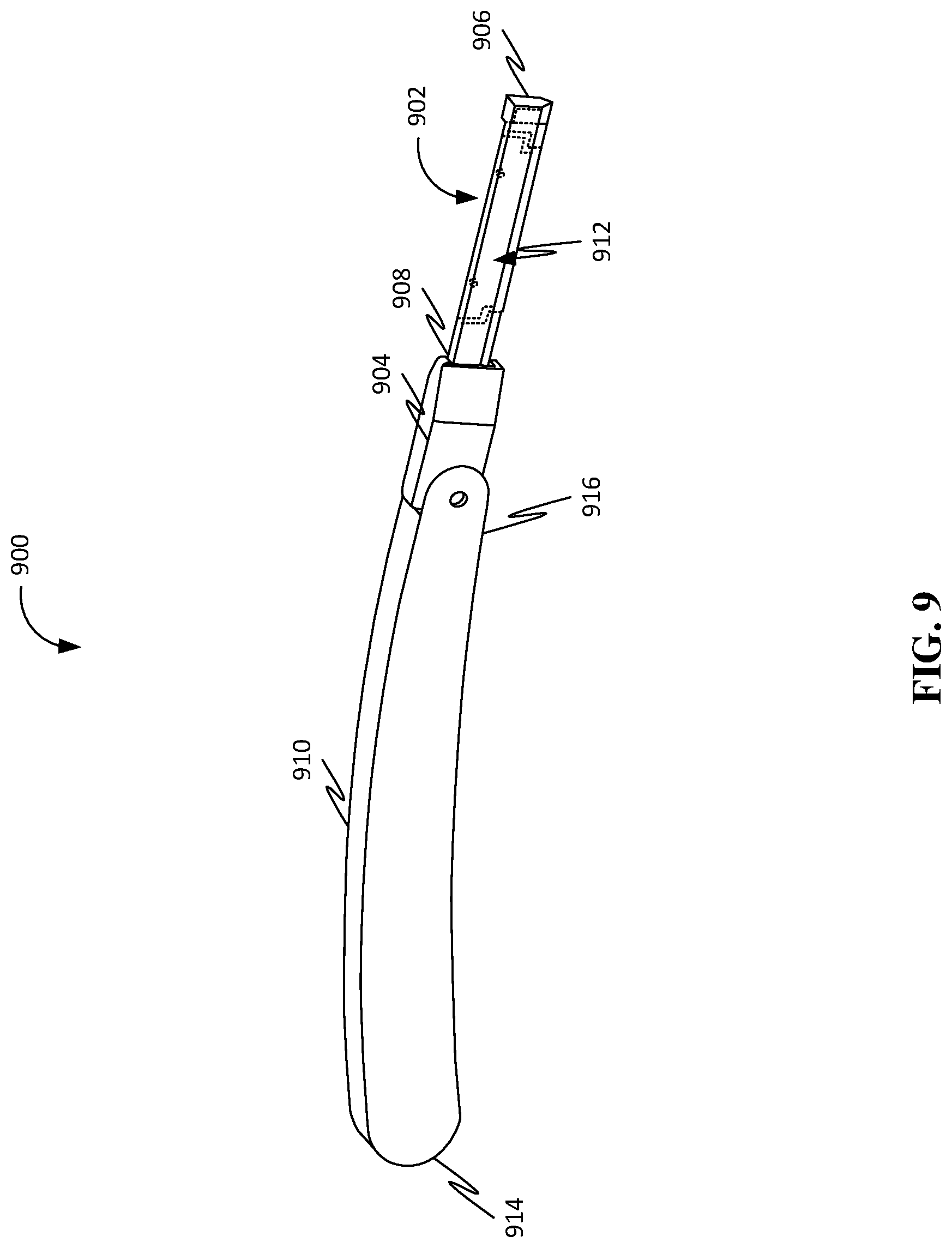 Patent US12304095 Figure 9 – Shaving implement