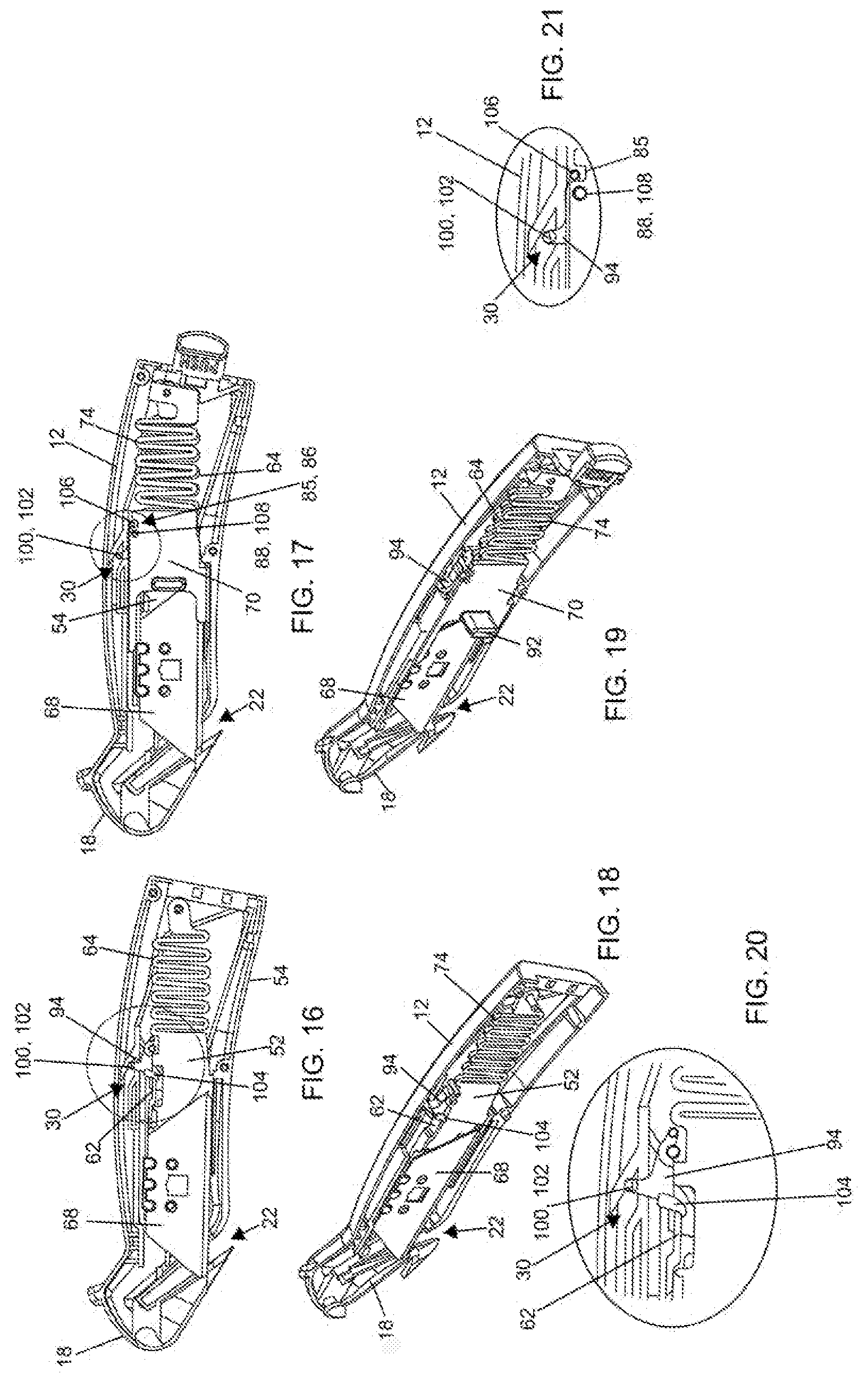 Patent US12304097 Figure 7 – Retractable utility knife