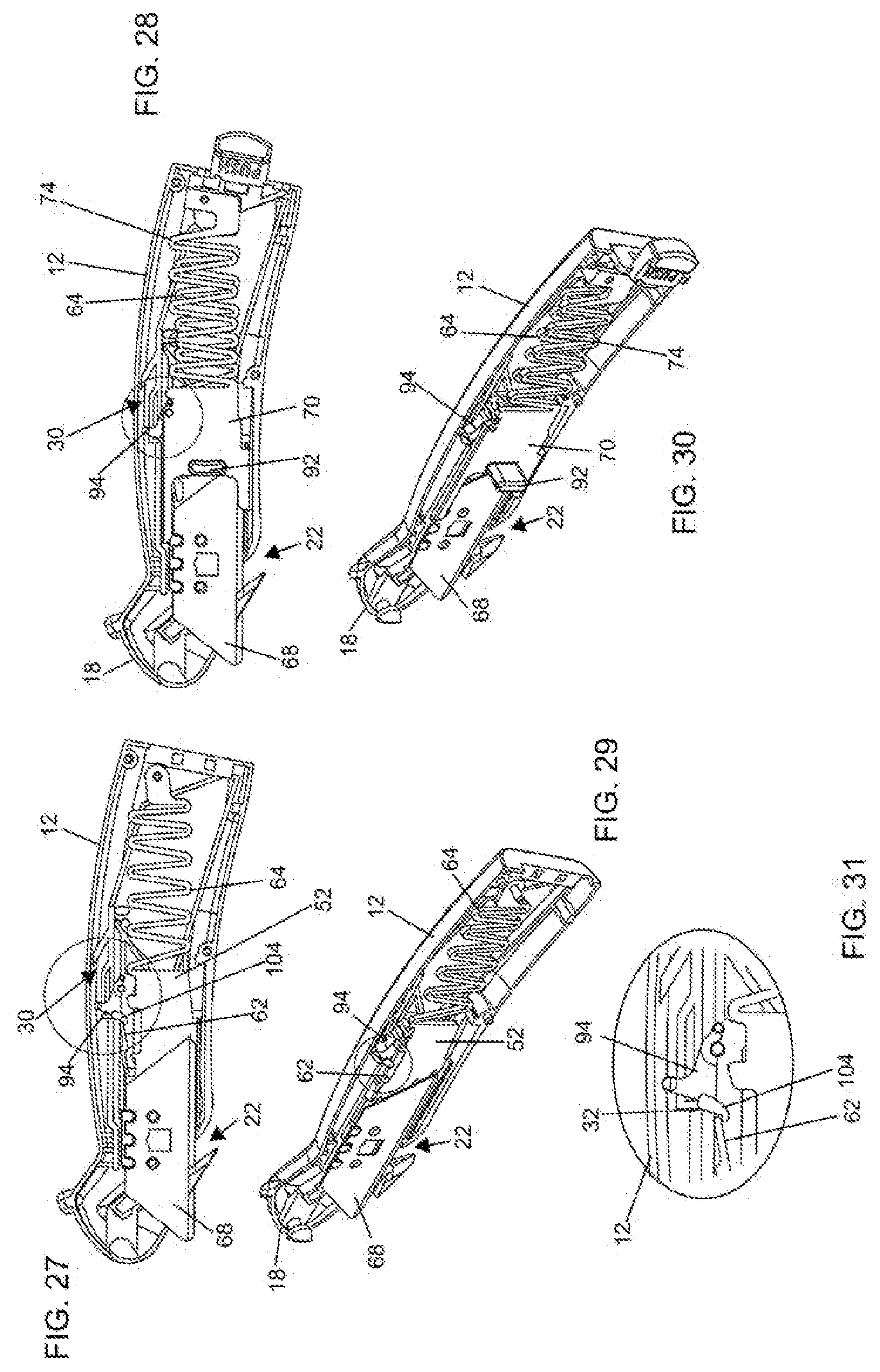 Patent US12304097 Figure 9 – Retractable utility knife