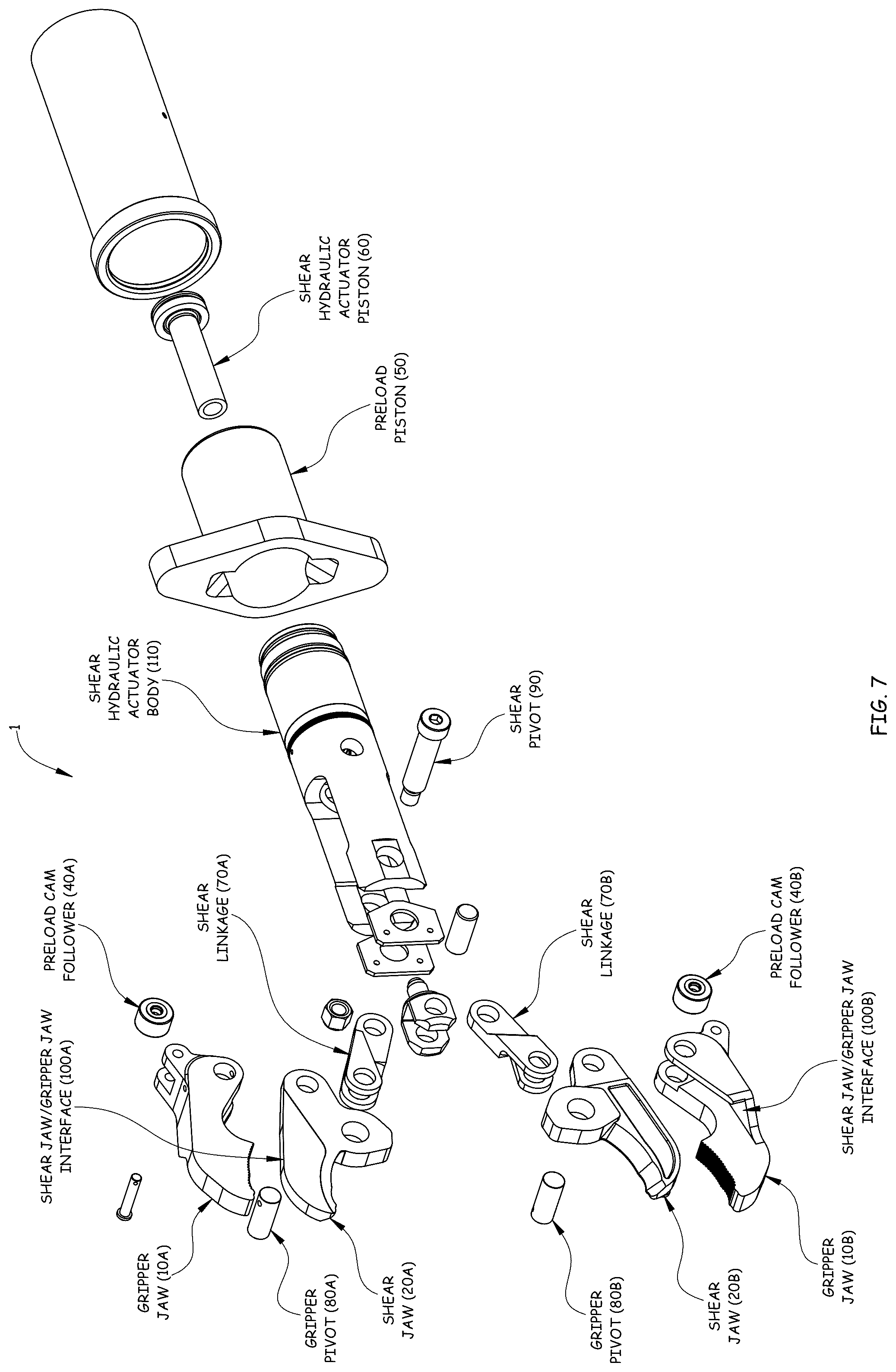 Patent US12304100 Figure 4 – Shear and grip device, system and method