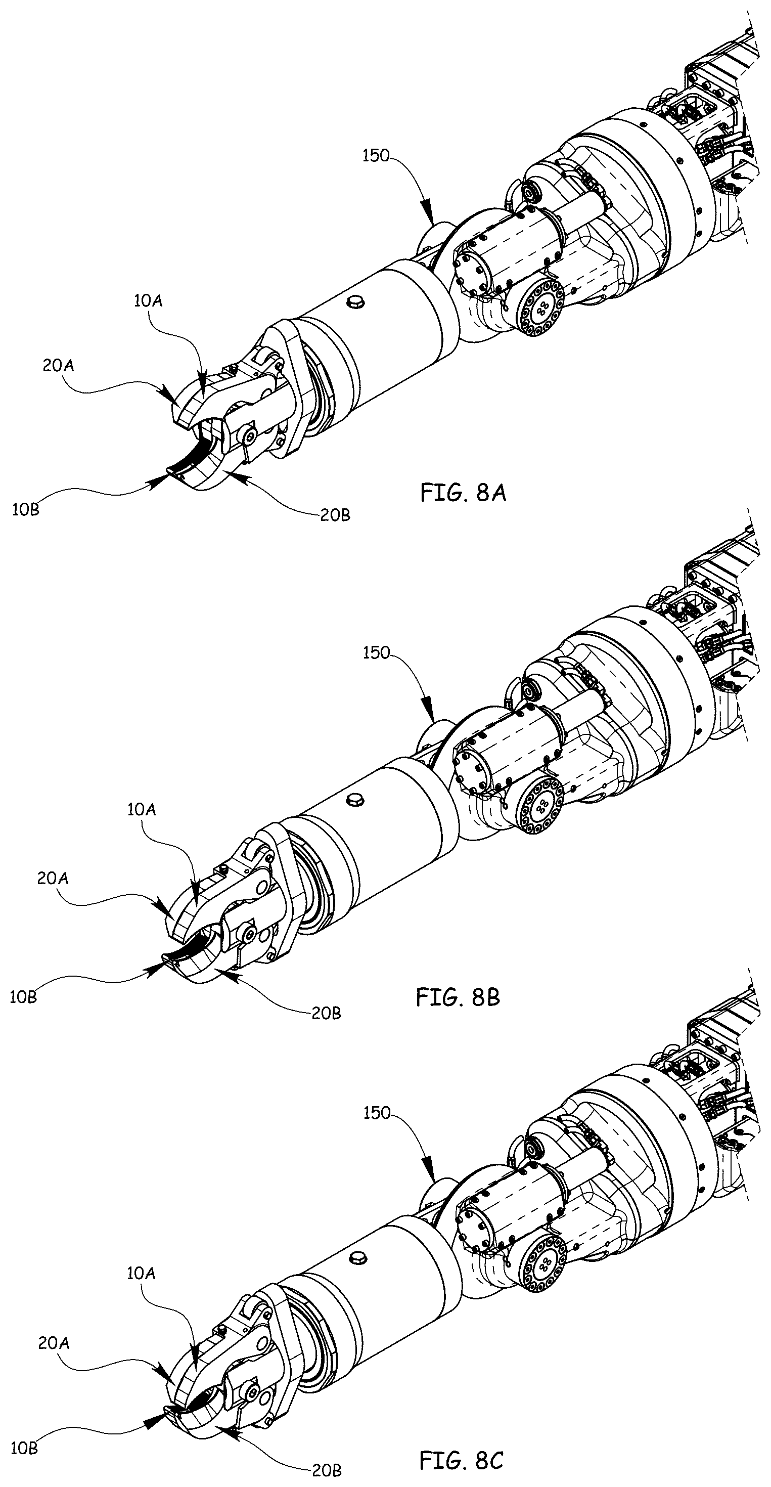 Patent US12304100 Figure 5 – Shear and grip device, system and method