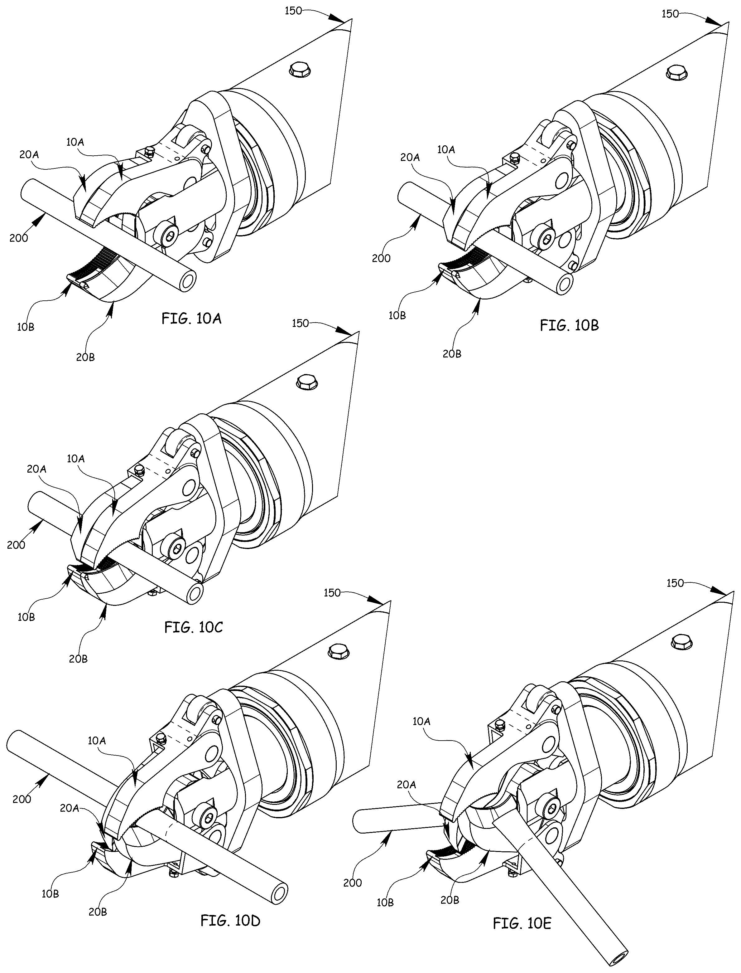 Patent US12304100 Figure 7 – Shear and grip device, system and method