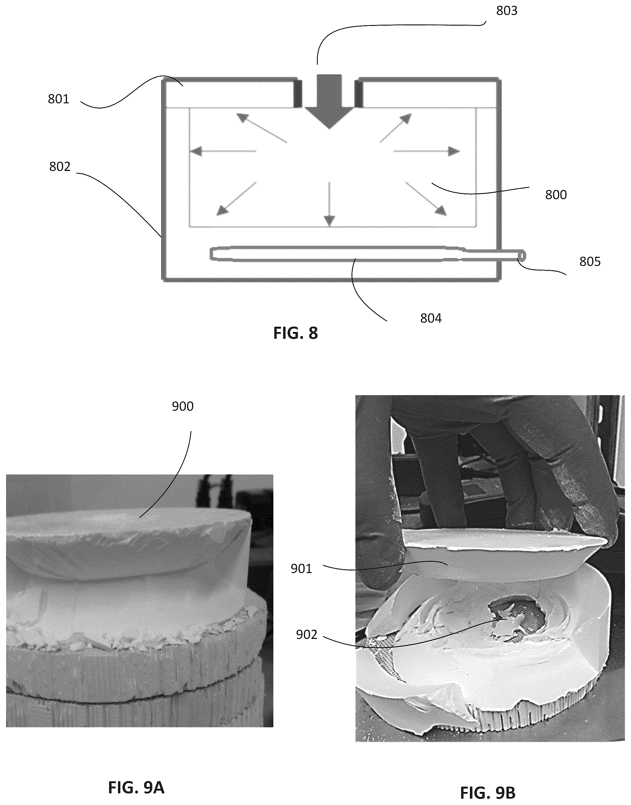 Patent US12304106 Figure 8 – Pressure casting of submicron ceramic particles and methods of ejection