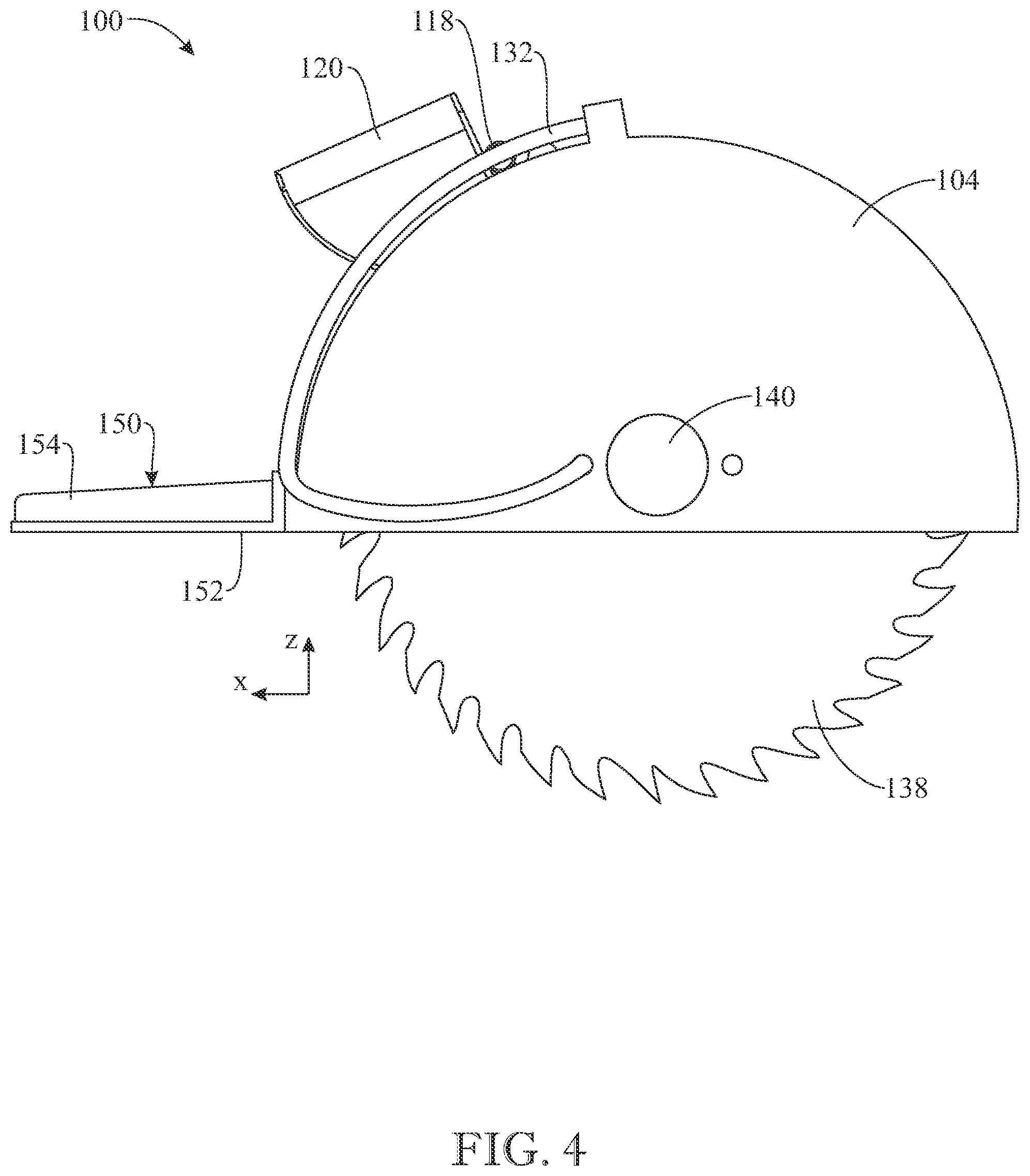 Patent US12304108 Figure 4 – Handheld hydraulic-powered concrete-cutting handsaw