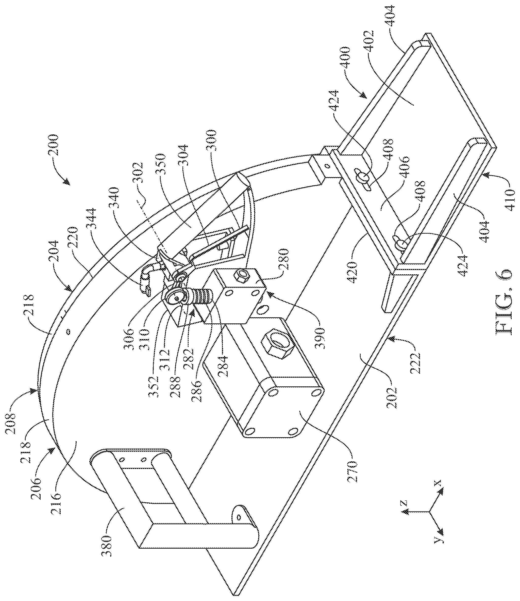 Patent US12304108 Figure 6 – Handheld hydraulic-powered concrete-cutting handsaw