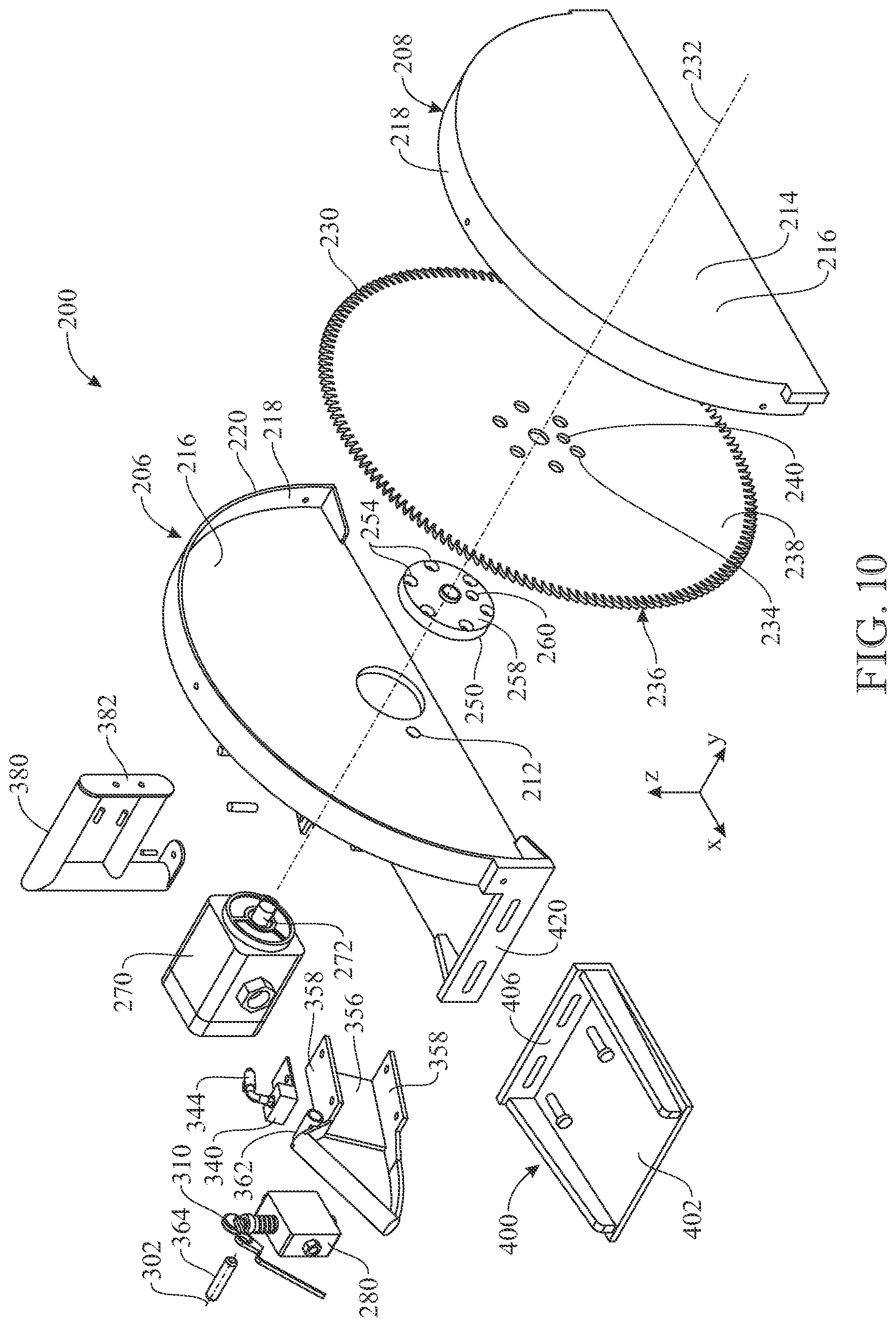 Patent US12304108 Figure 10 – Handheld hydraulic-powered concrete-cutting handsaw