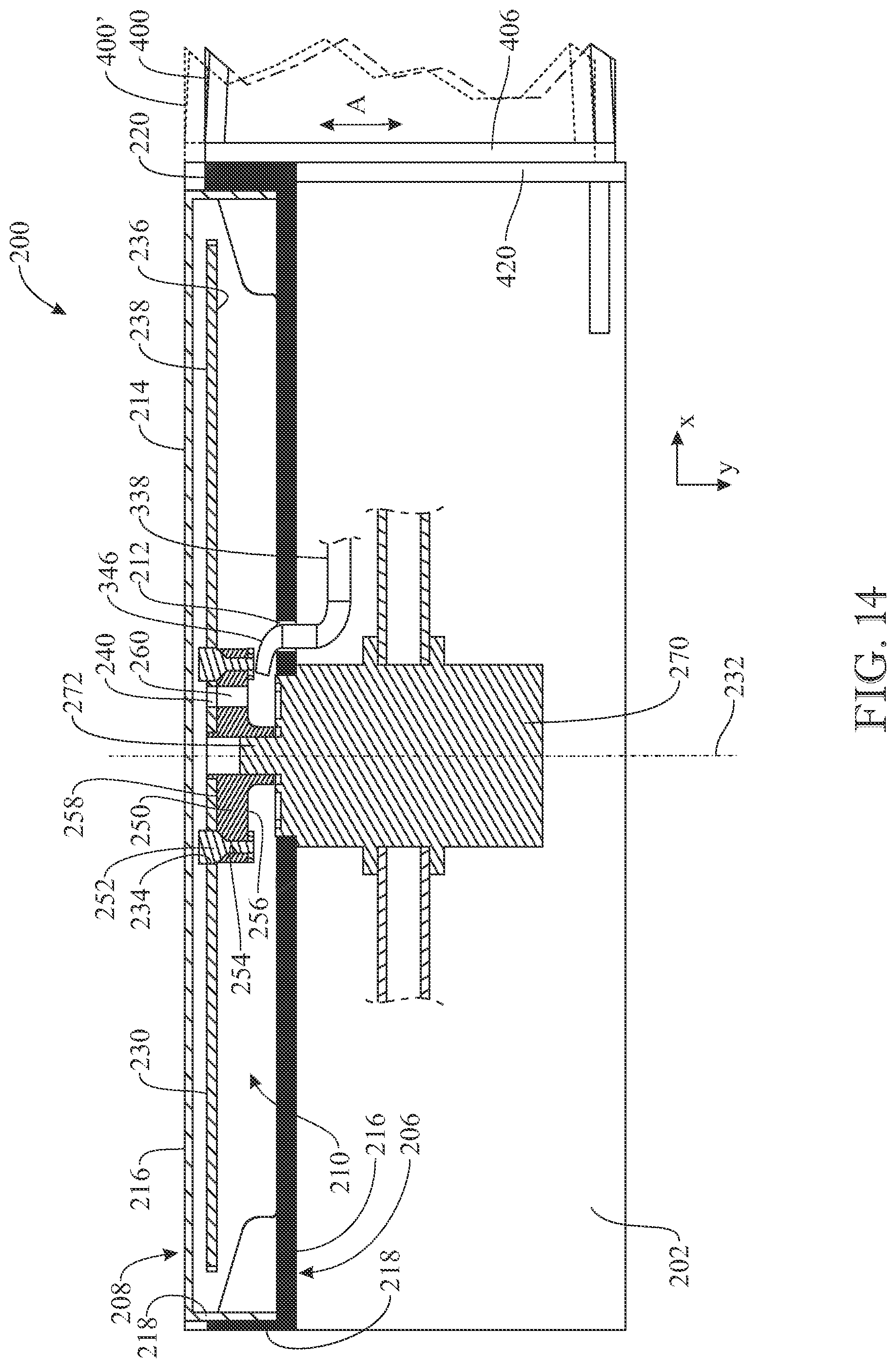 Patent US12304108 Figure 13 – Handheld hydraulic-powered concrete-cutting handsaw