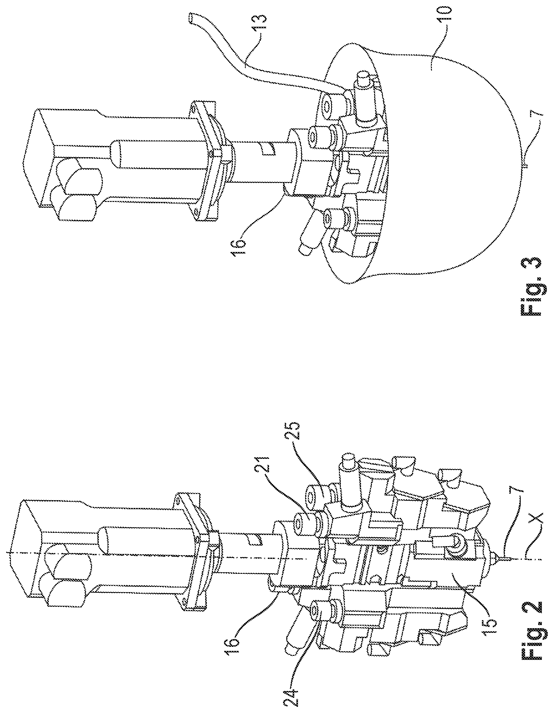Patent US12304113 Figure 2 – Device and method for the production of plastic parts with drying and desiccant feed devices