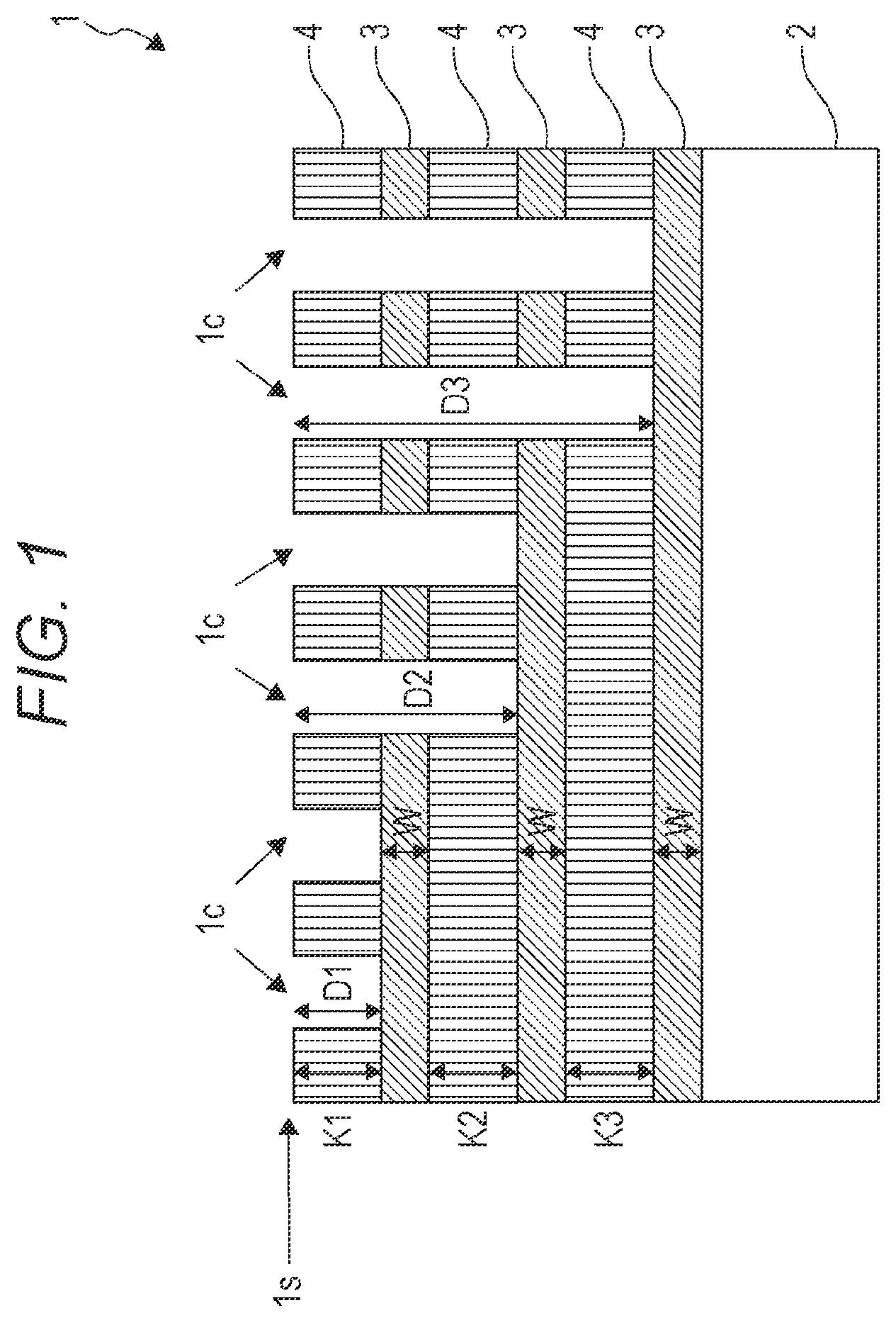 Patent US12304114 Figure 1 – Method for manufacturing imprint mold, imprint mold, mold blank, and method for manufacturing optical element