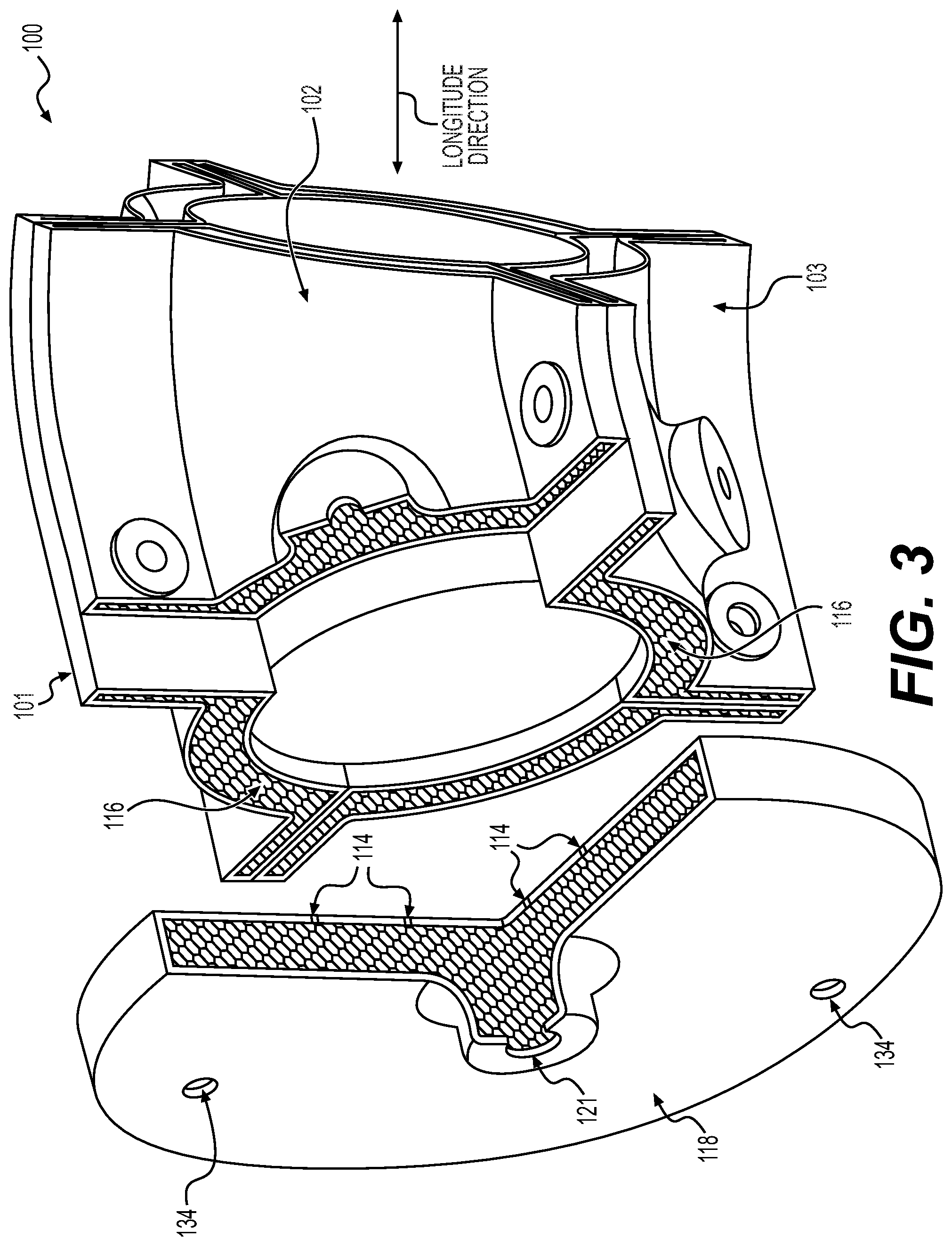 Patent US12304115 Figure 3 – Tooling method for molding composite ducts