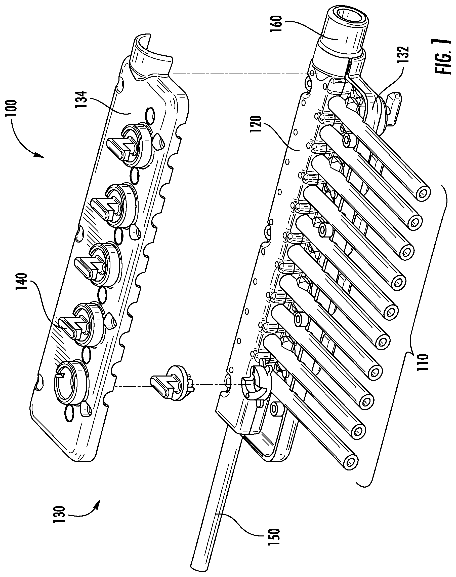 Patent US12304116 Figure 1 – Fluid transfer assembly, a fluid transfer system, and a related method