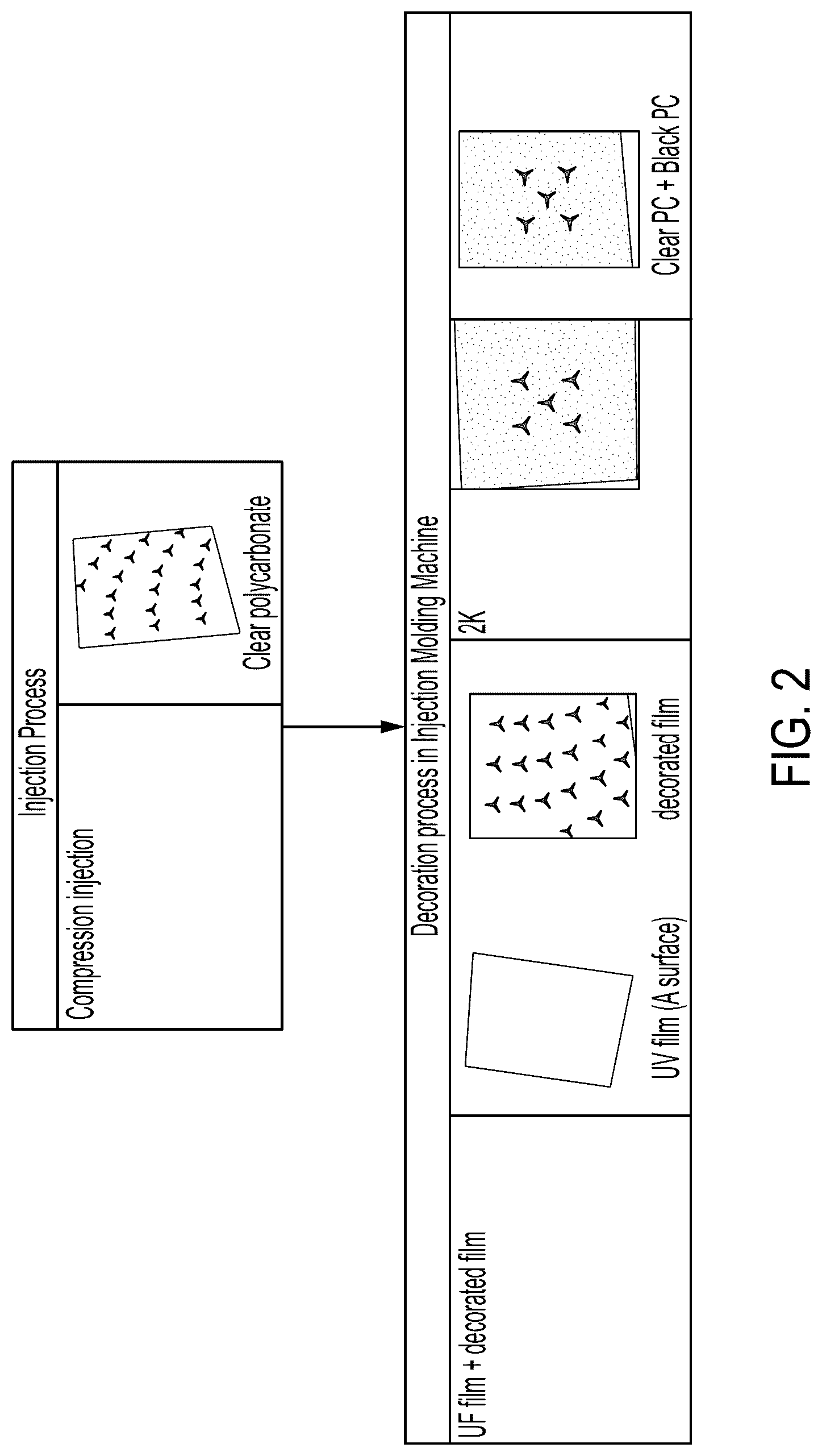 Patent US12304123 Figure 2 – Pedestrian safe front panel/grille having a two-shot molded decorative part