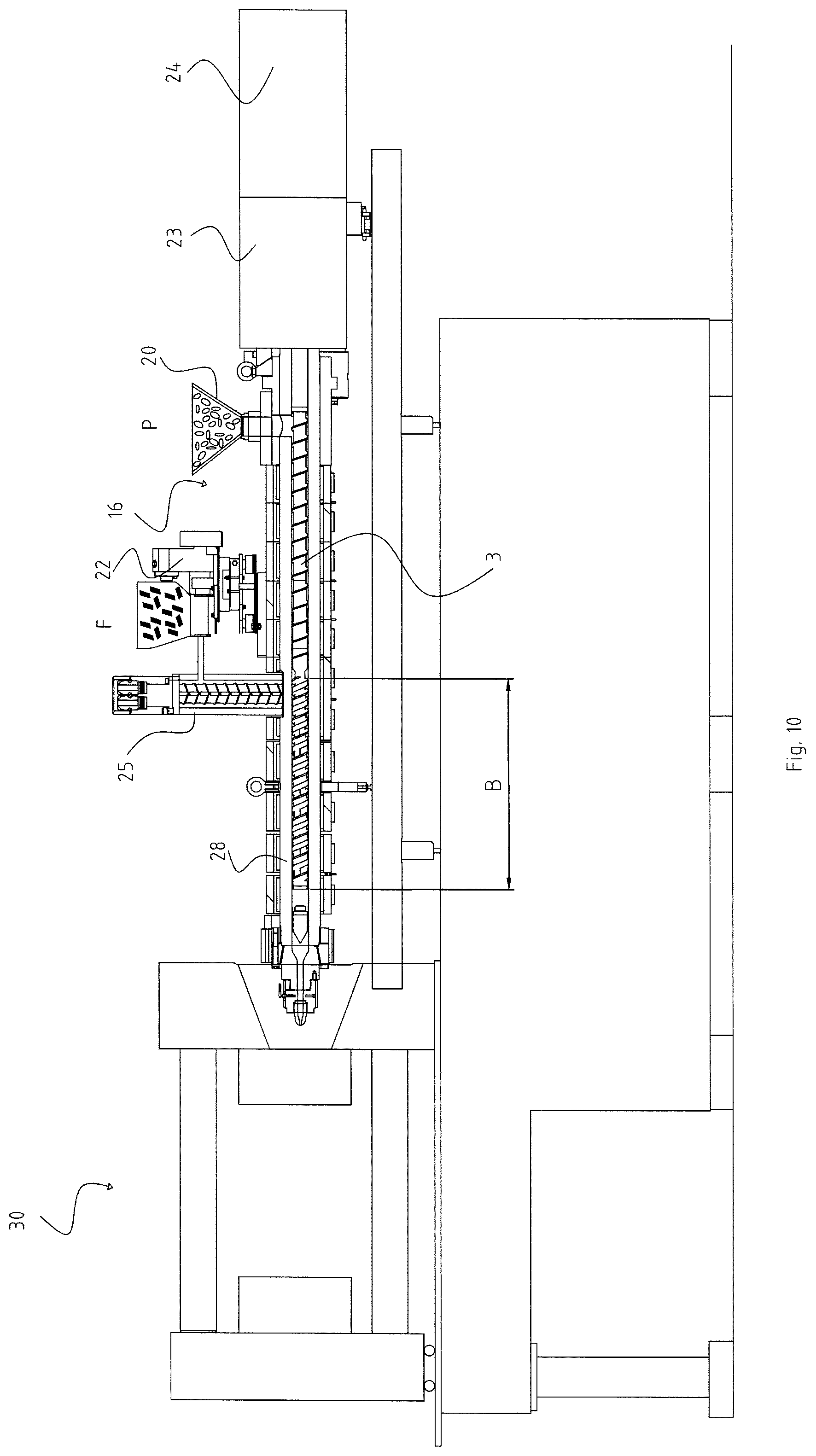 Patent US12304125 Figure 6 – Plasticizing unit