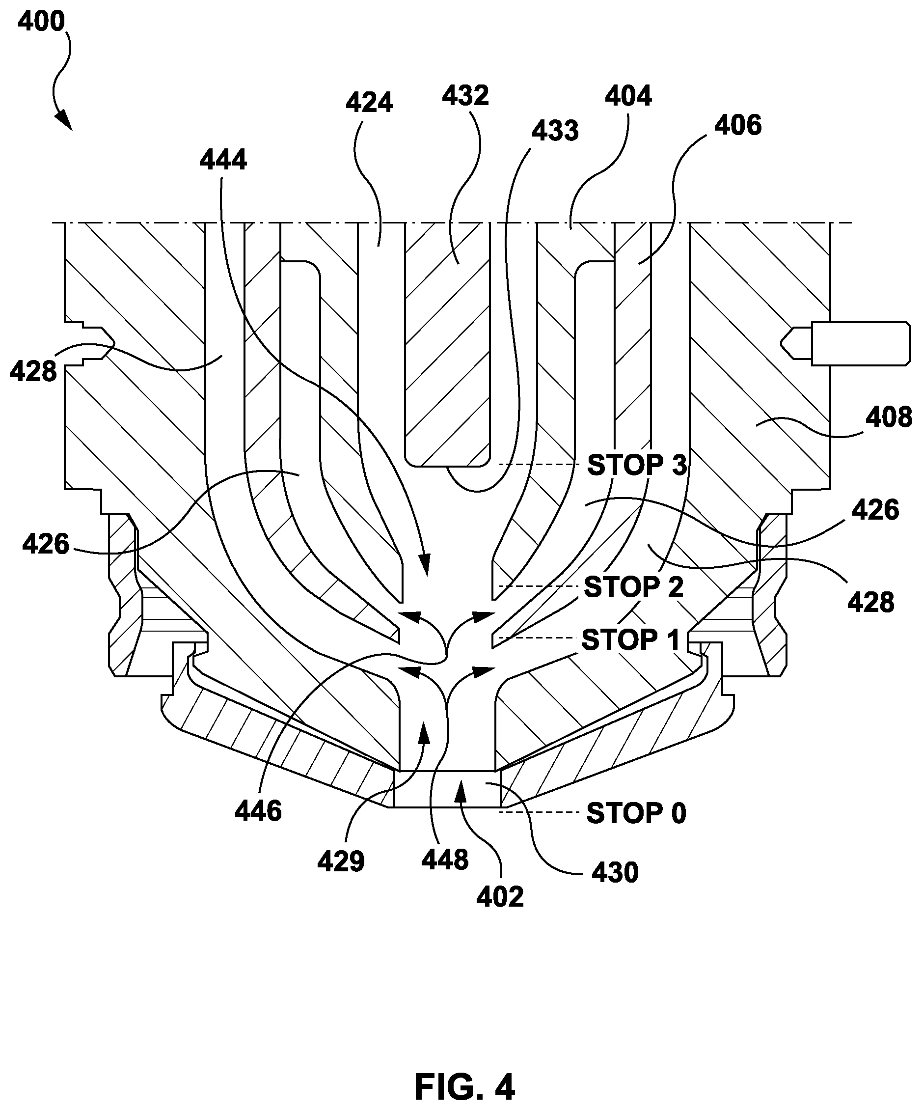 Patent US12304126 Figure 5 – Method of improving shot repeatability in multilayer reciprocating screw injection molding machines