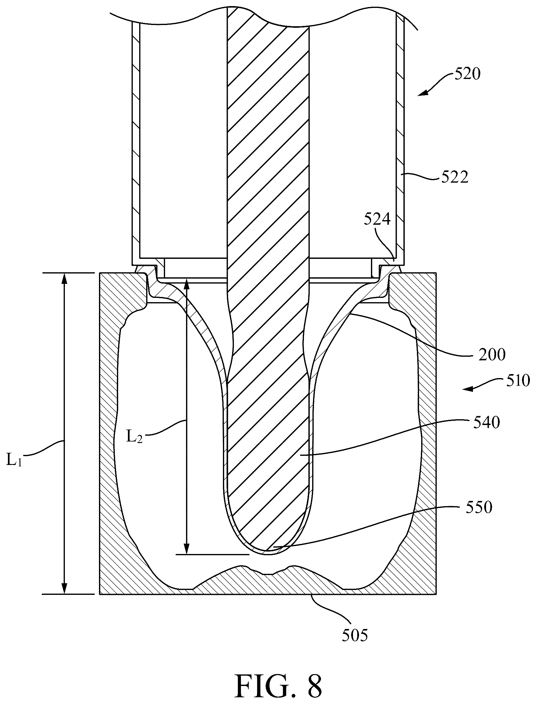 Patent US12304130 Figure 9 – Method for blow molding containers