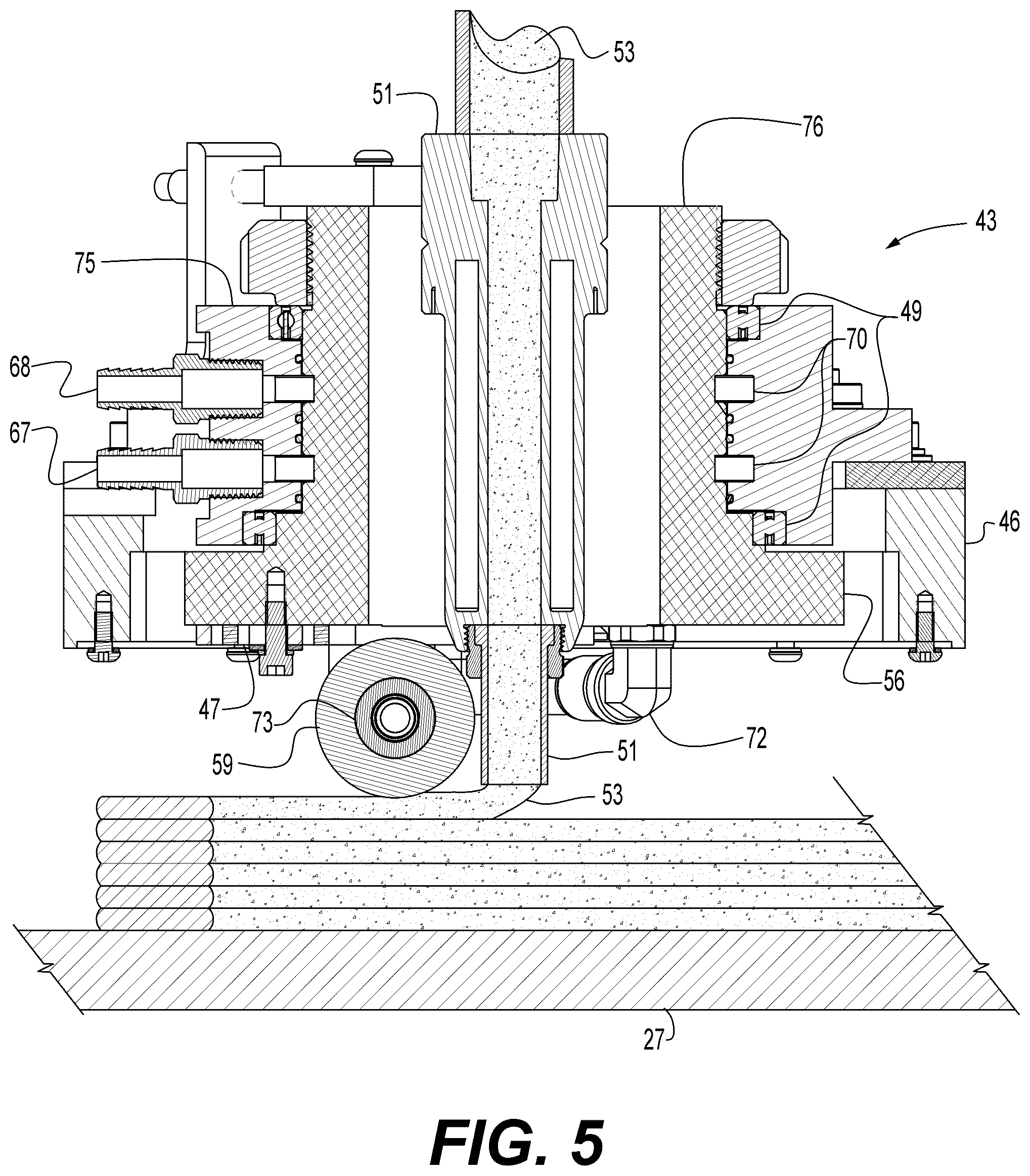 Patent US12304140 Figure 5 – Near net shape additive manufacturing system