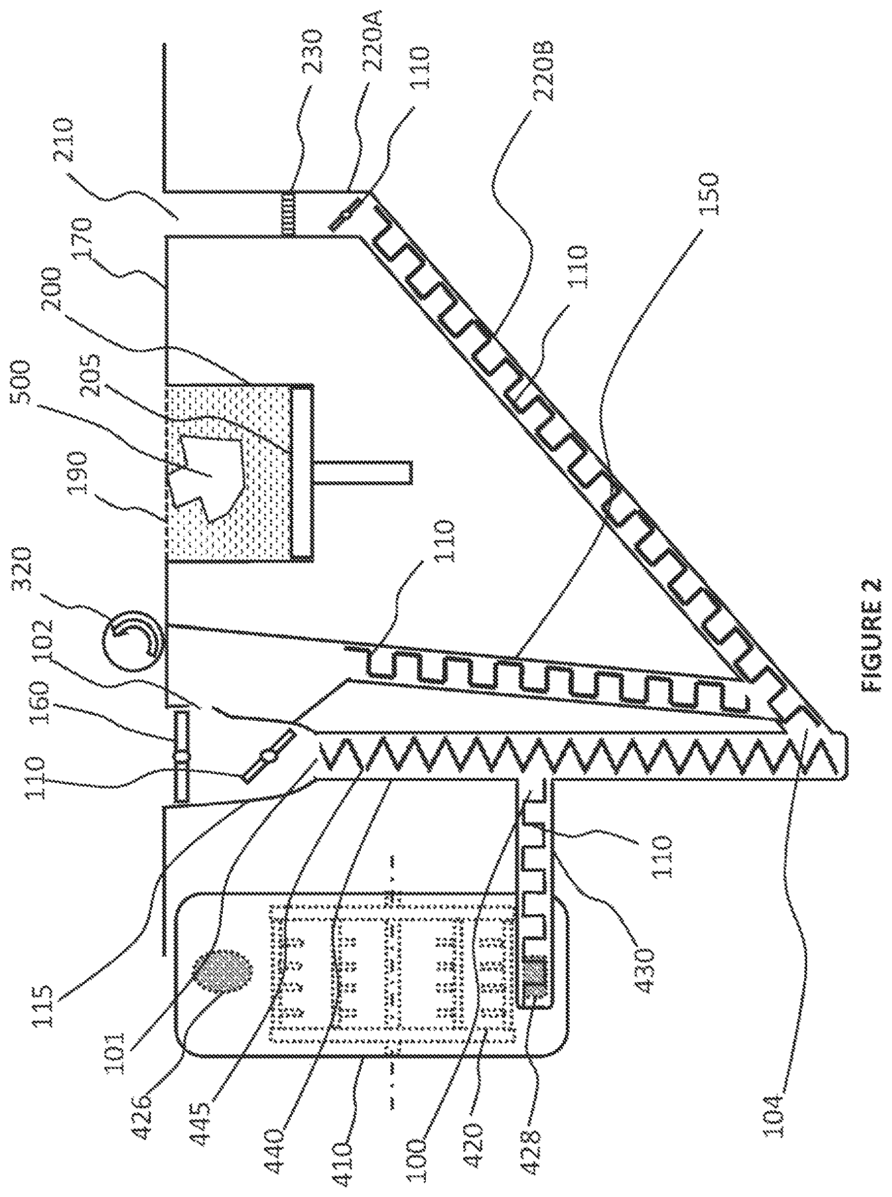 Patent US12304146 Figure 2 – Apparatus for the manufacture of three-dimensional objects