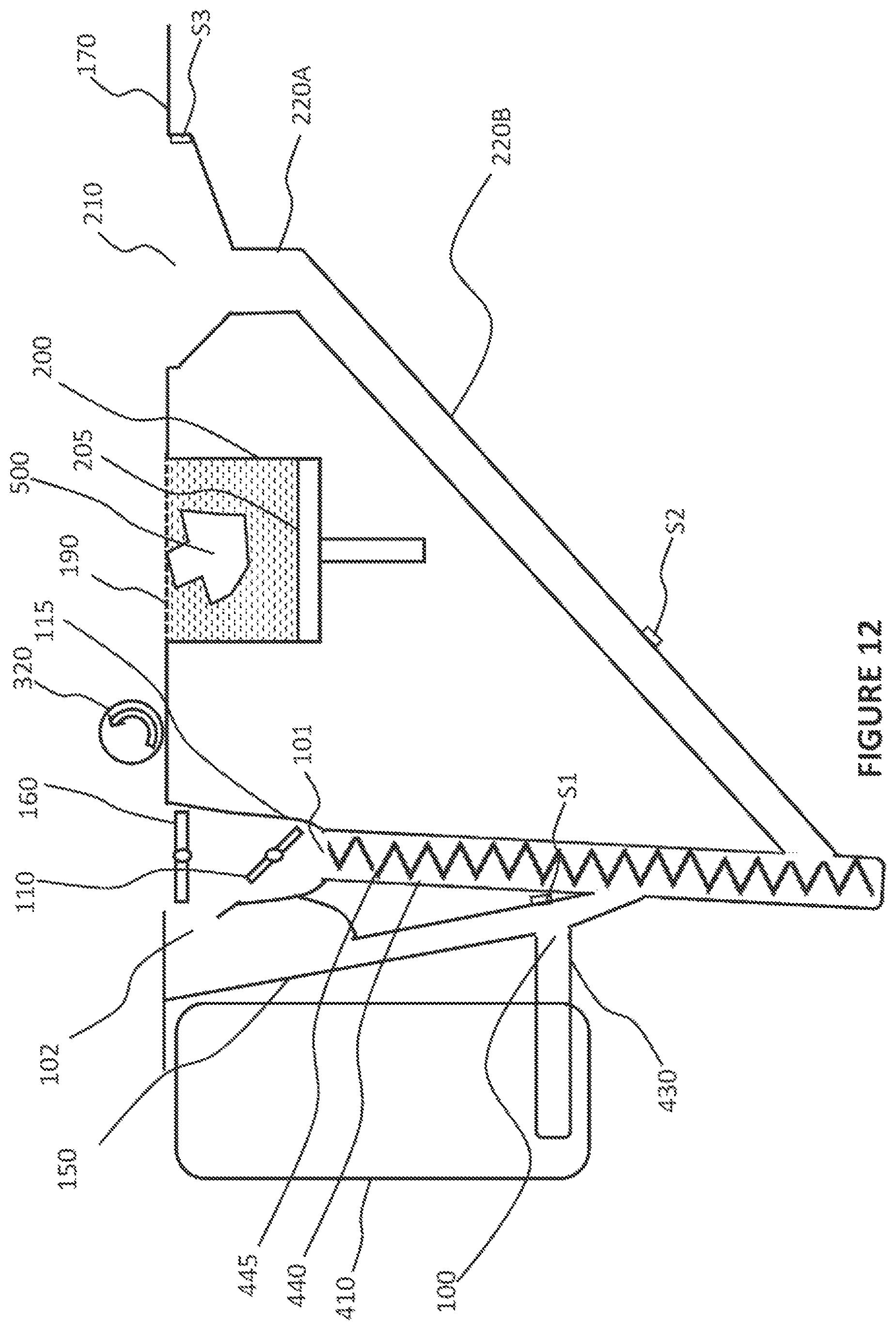 Patent US12304146 Figure 12 – Apparatus for the manufacture of three-dimensional objects